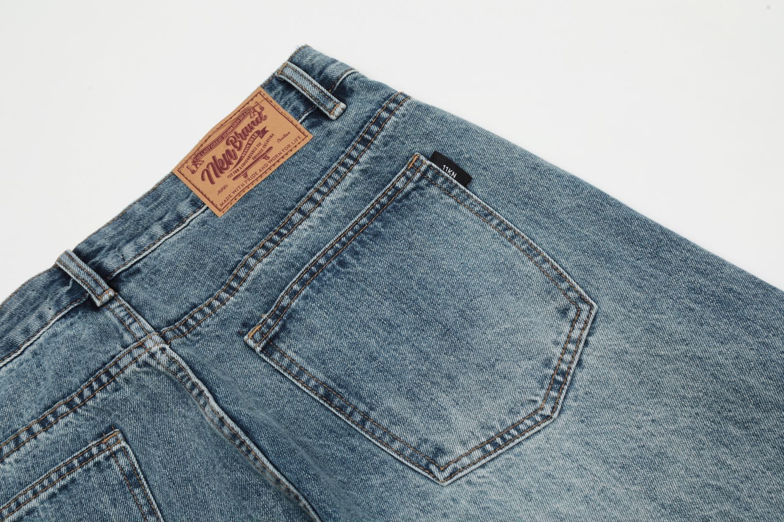 11KN RETRO BLUE RELAXED JEANS #K5290