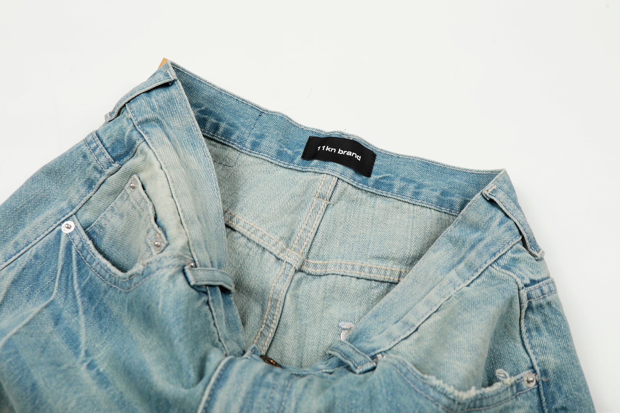 11KN WASHED DISTRESSED JEANS #CK9697