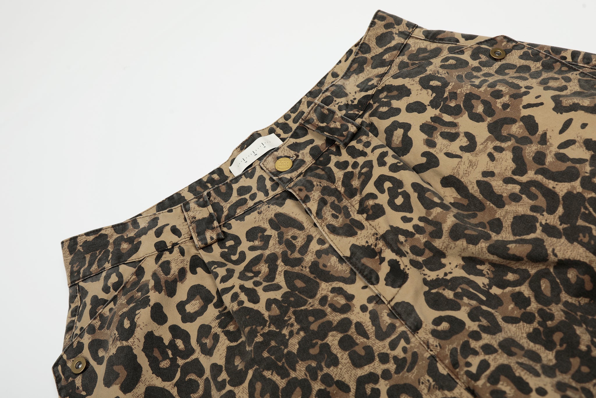 11KN ‌RETRO LEOPARD PRINT SHORTS #CK260D