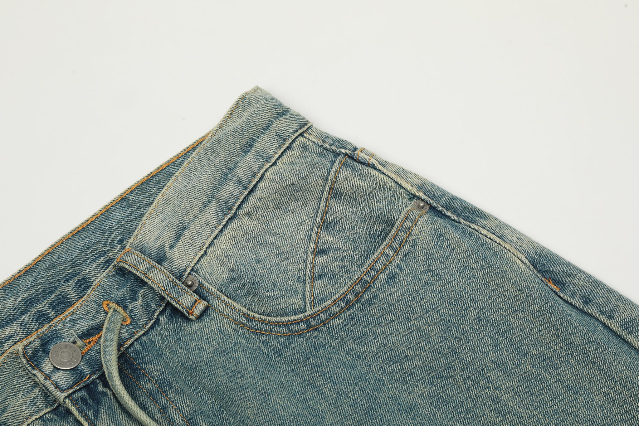 11KN Classic Washed Denim Jeans #K5369