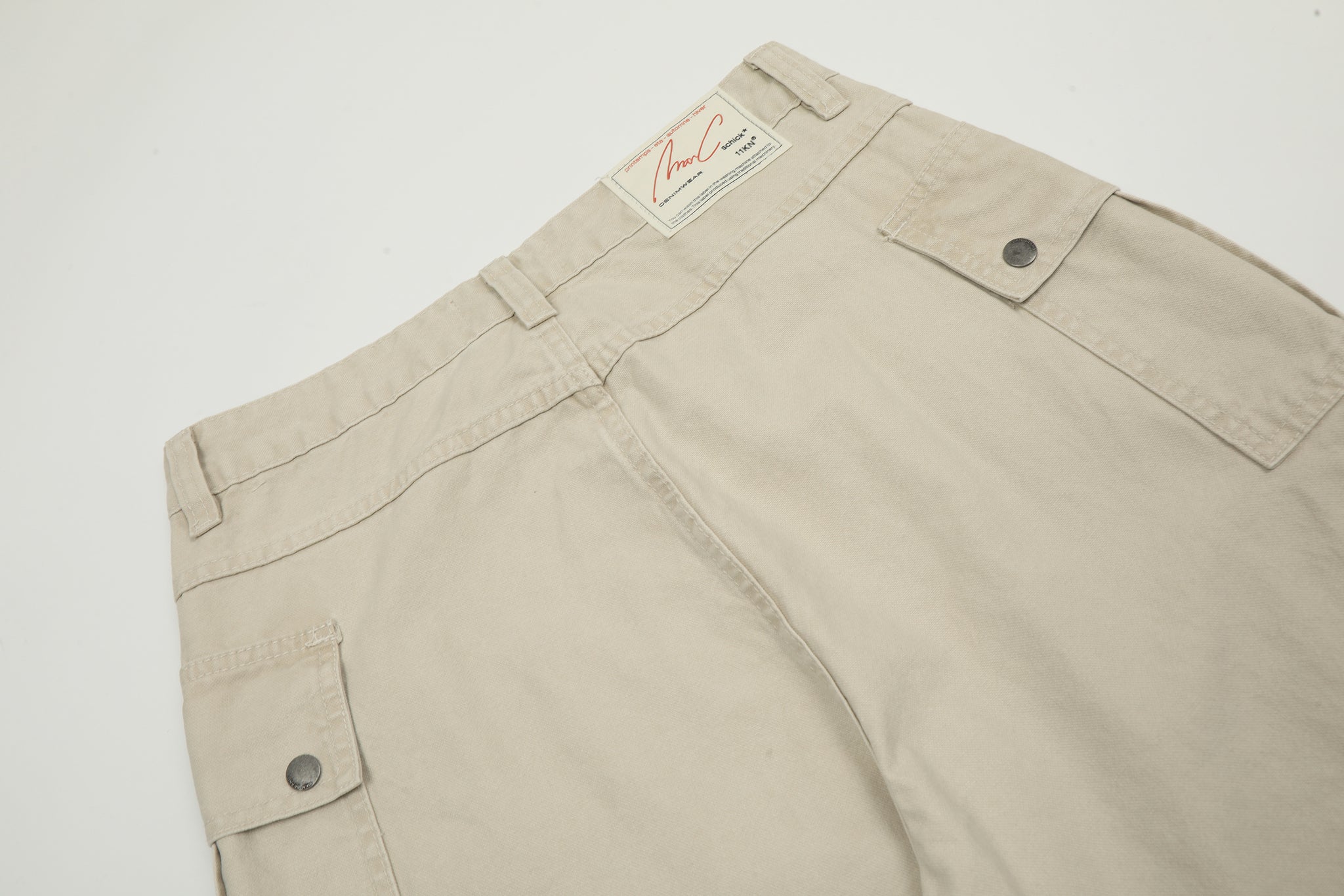 11KN VINTAGE FLARE CARGO PANTS #CK9319