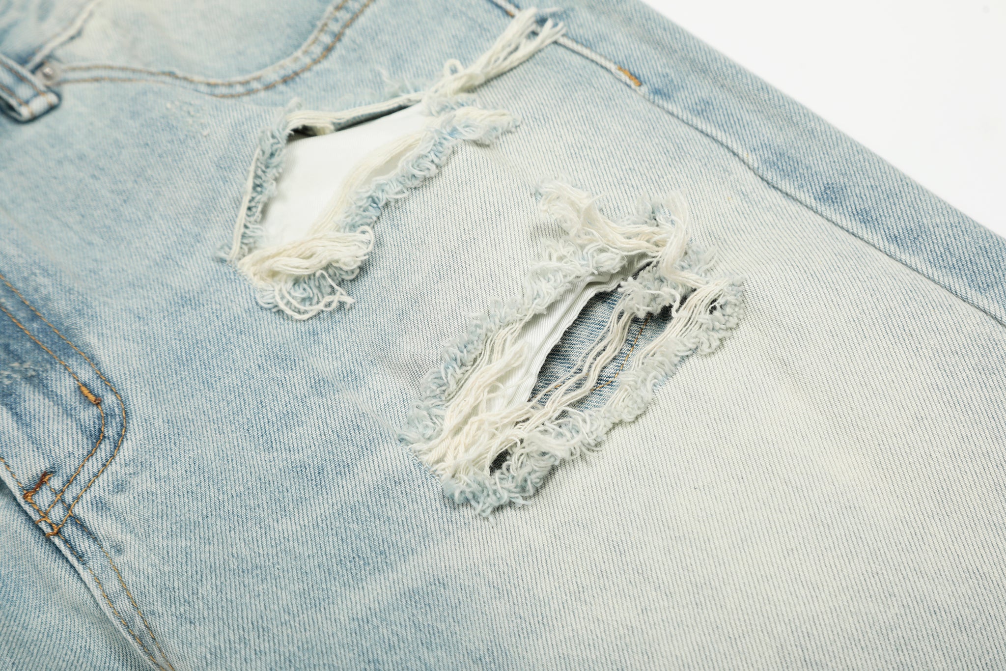 11KN ‌‌‌DISTRESSED WASHED JEANS #K9660