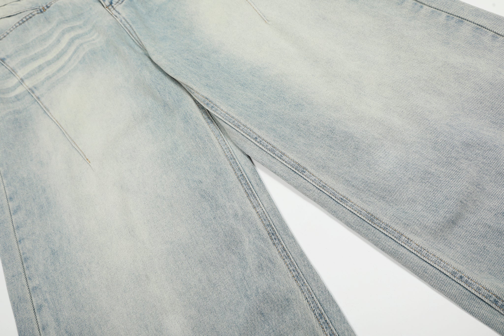 11KN ‌‌‌PATCHWORK STRAIGHT LEG JEANS #K9653