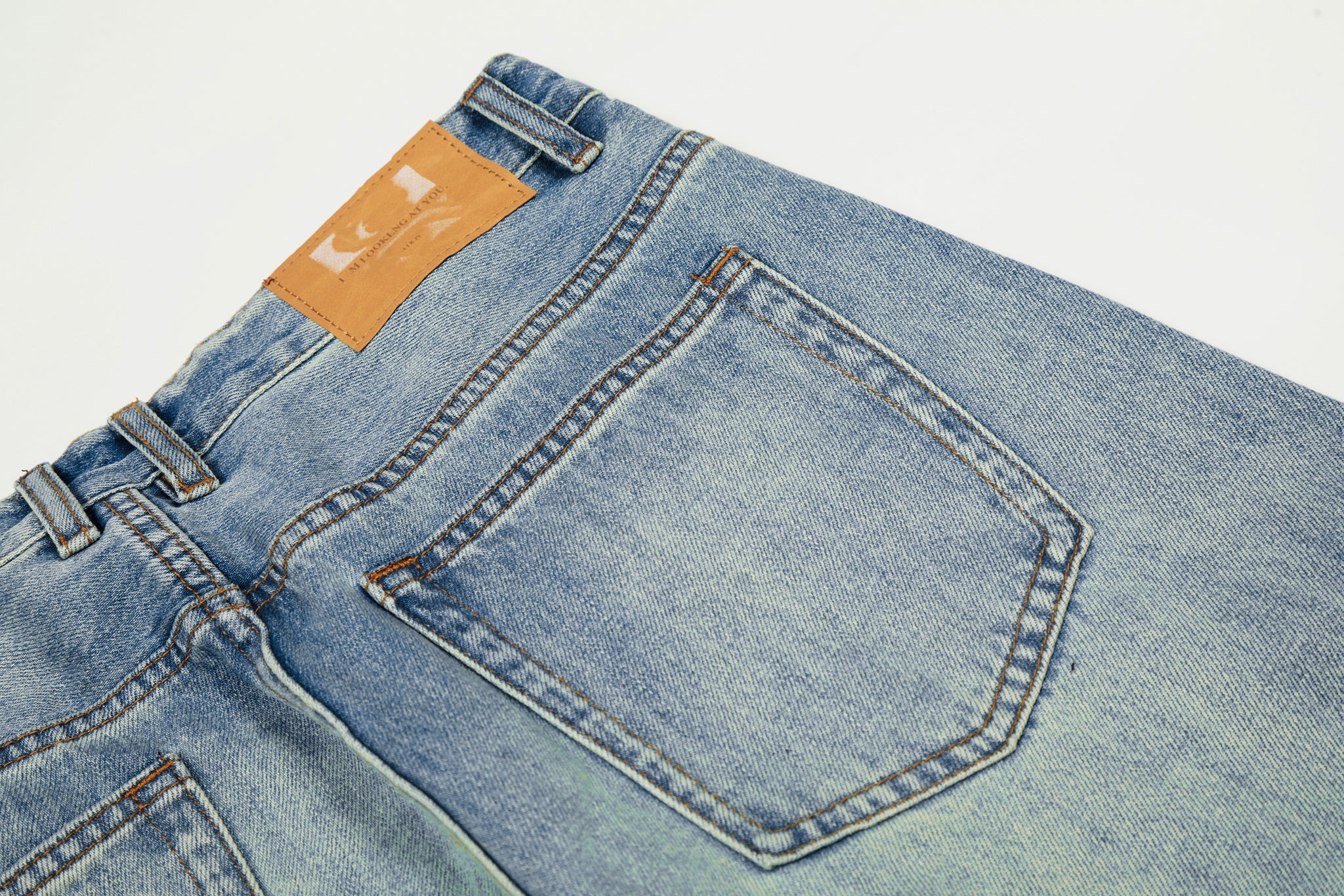 11KN ‌‌‌ANKLE-LENGTH STRAIGHT LEG JEANS #GP9679