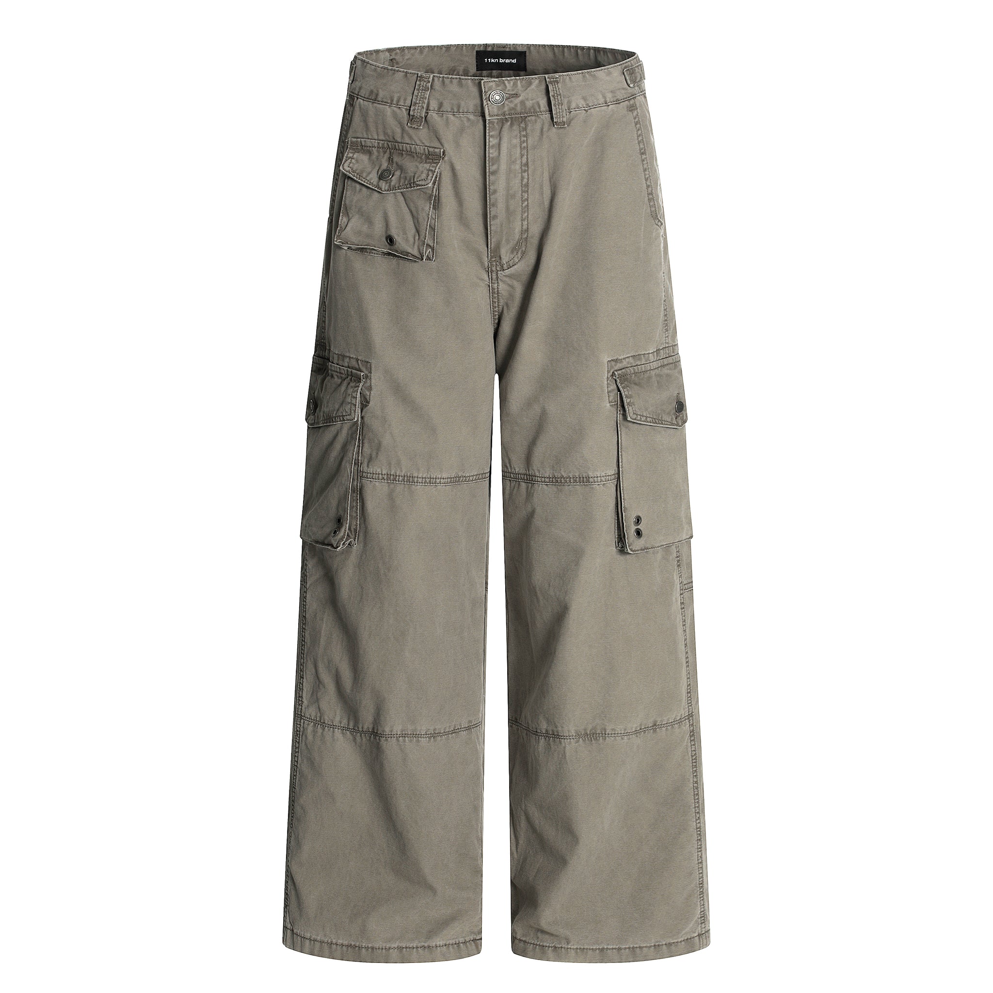 11KN ‌‌‌VINTAGE A-LINE STRAIGHT CARGO PANTS #CK3558