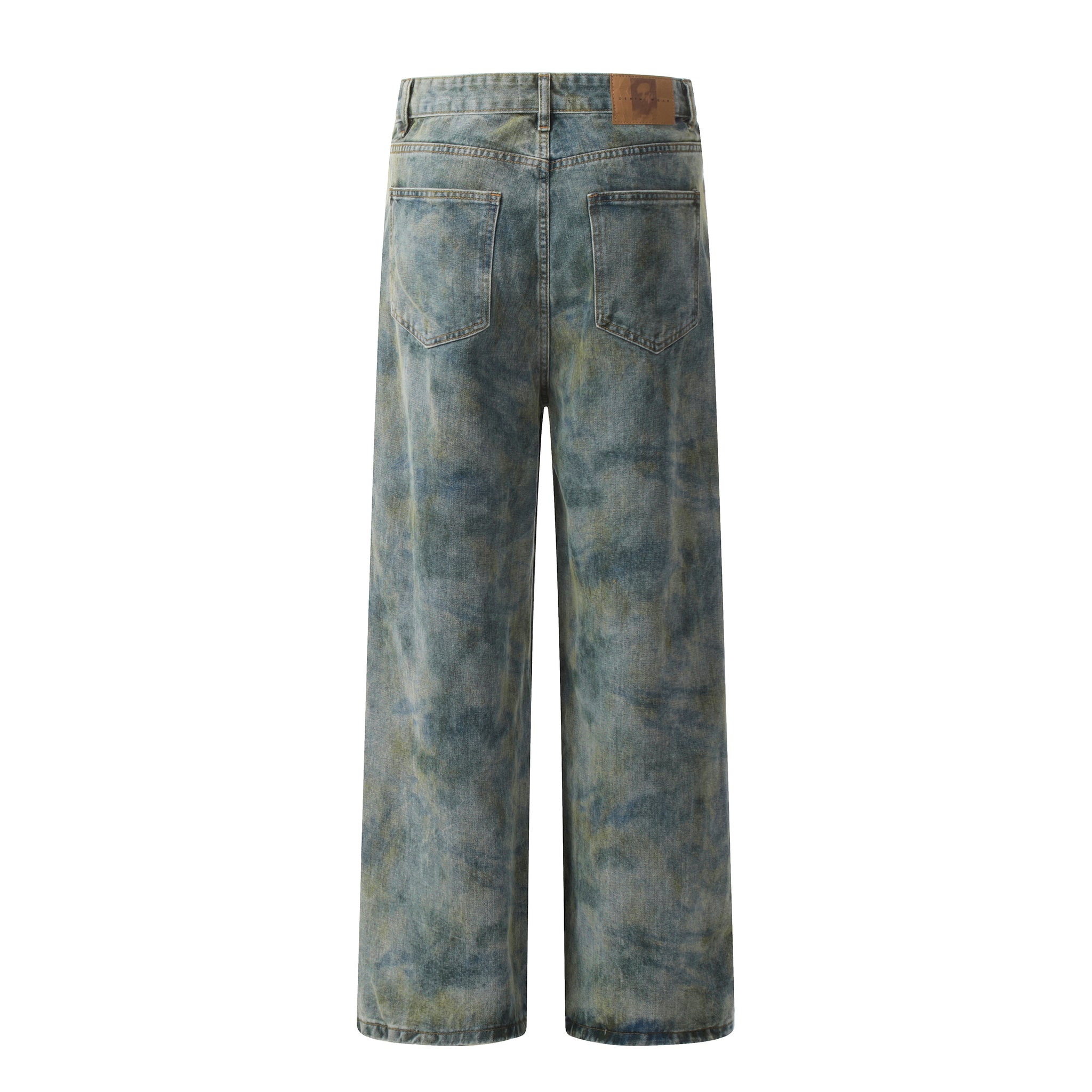 11KN ACID WASHED BAGGY JEANS #K9312