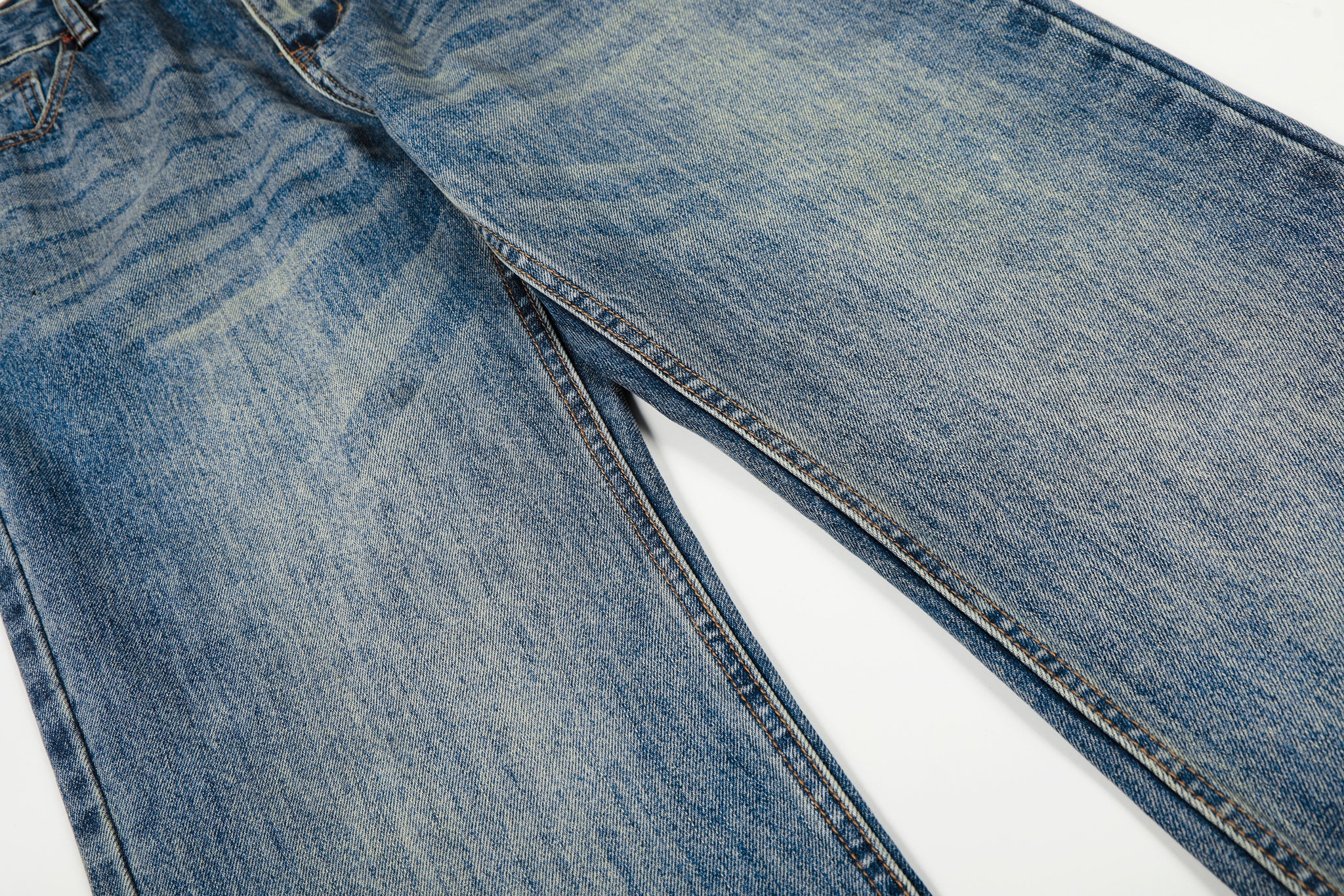 11KN RETRO BLUE WHISKER JEANS #N5531