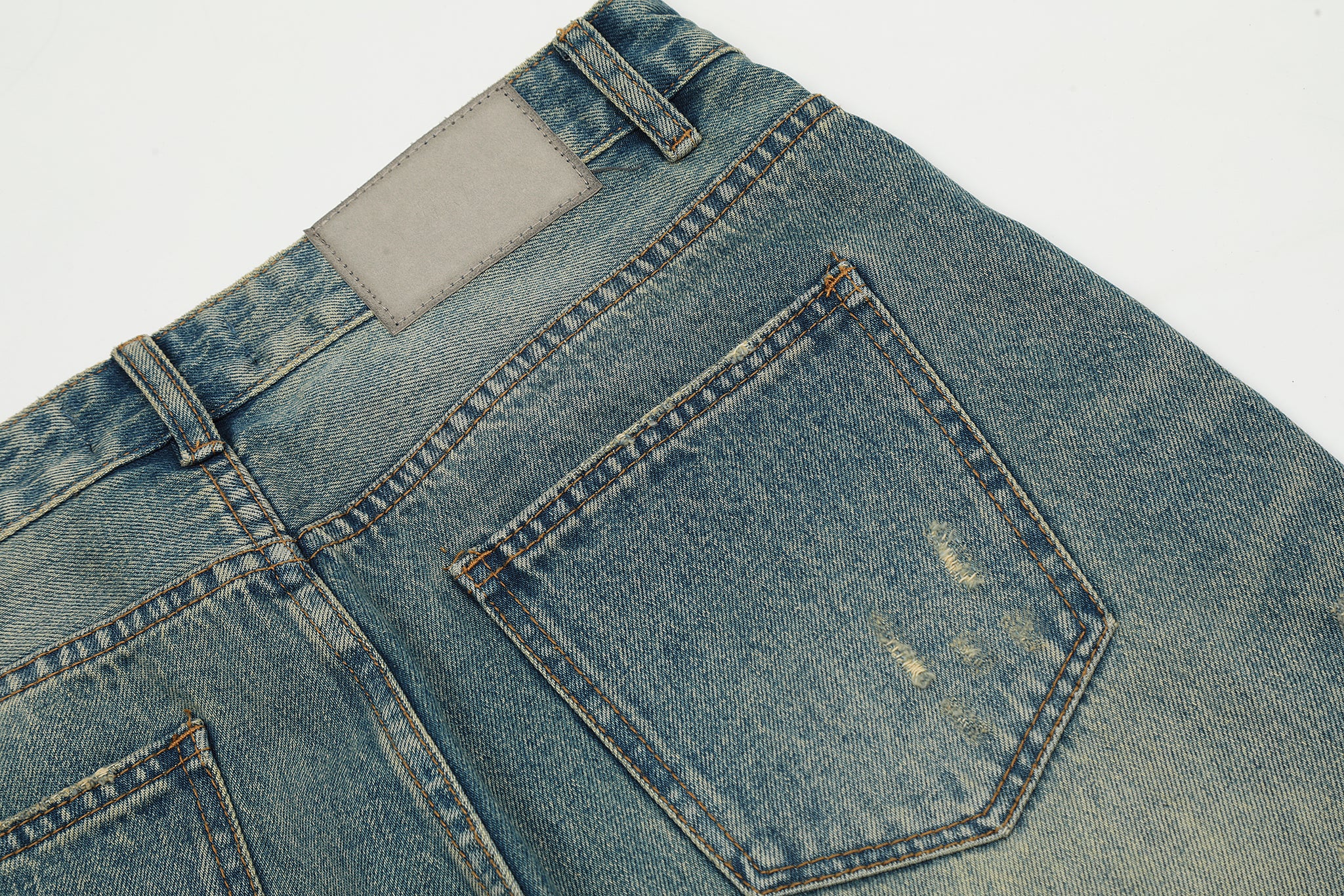 11KN Acid-Washed Jeans #K9028