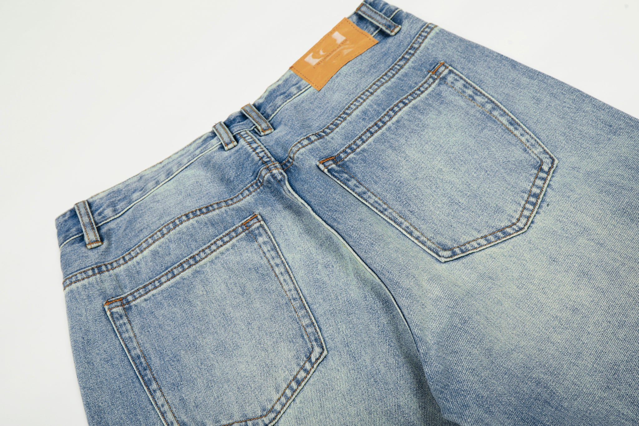 11KN ‌‌‌ANKLE-LENGTH STRAIGHT LEG JEANS #GP9679