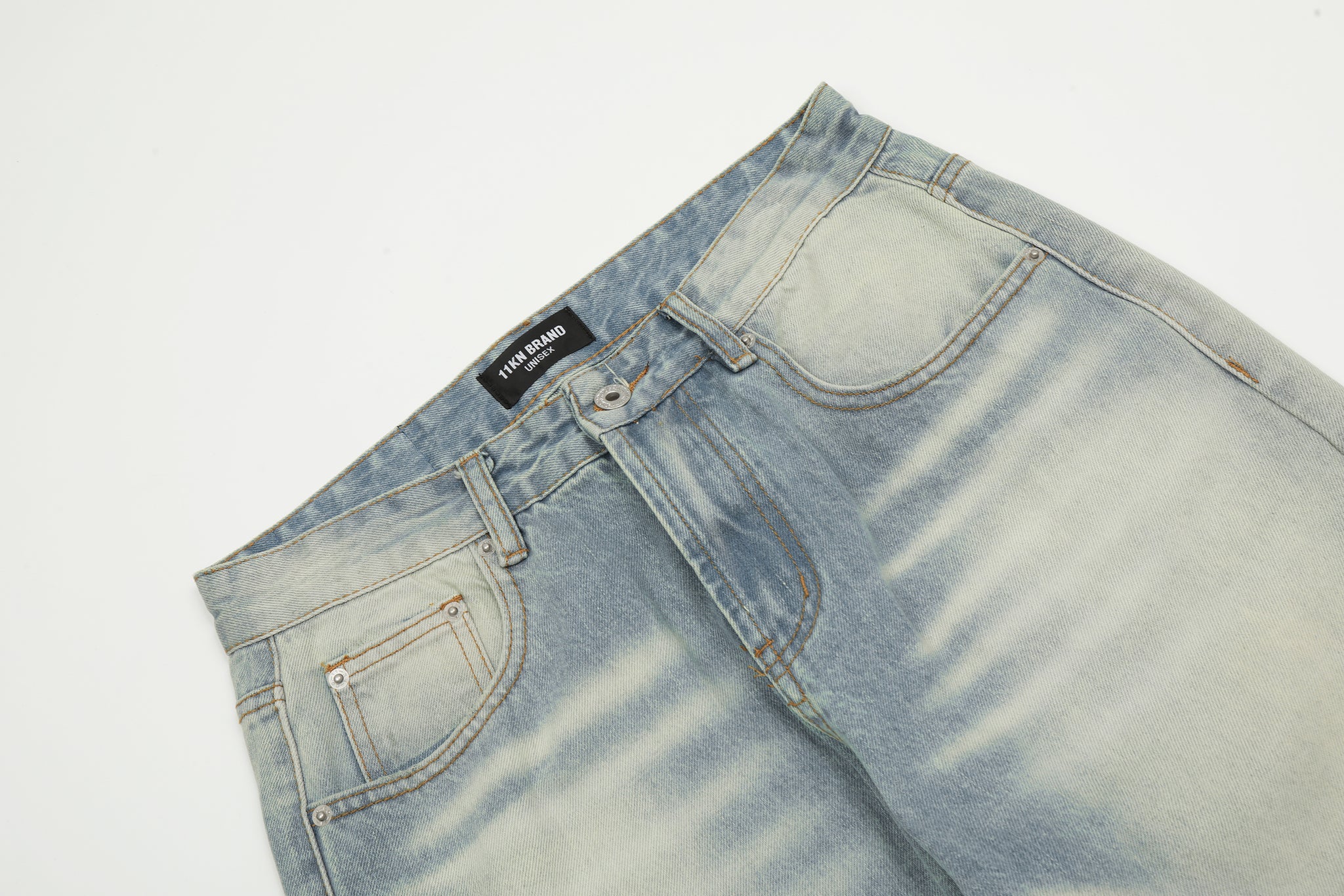 11KN Washed Ripped Jeans #K9226