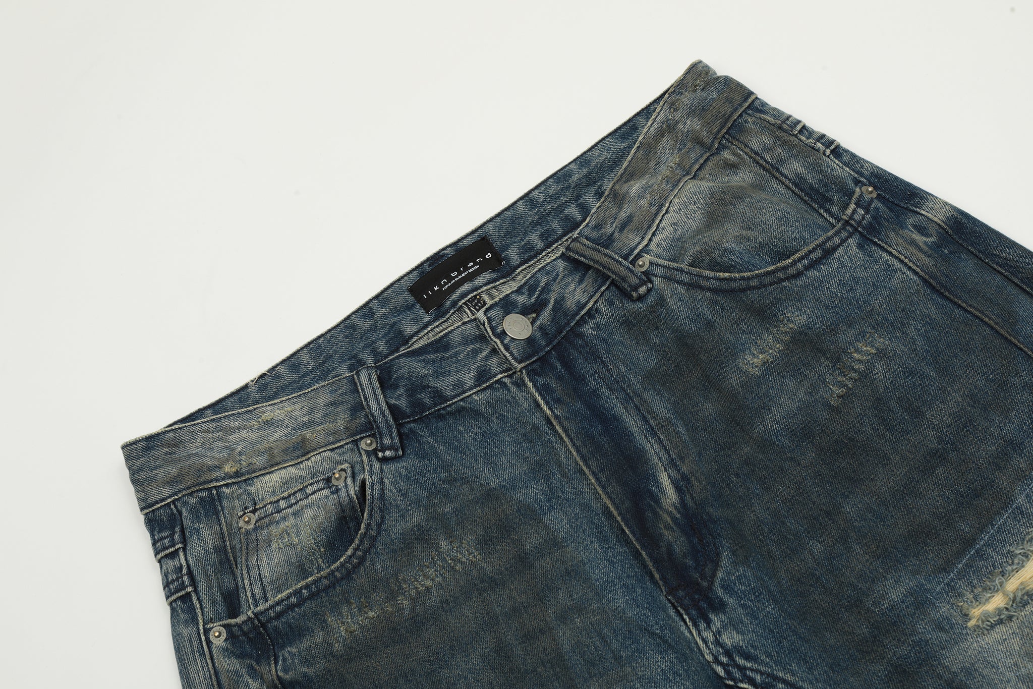 11KN Heavy Distressed Jeans #CK5350