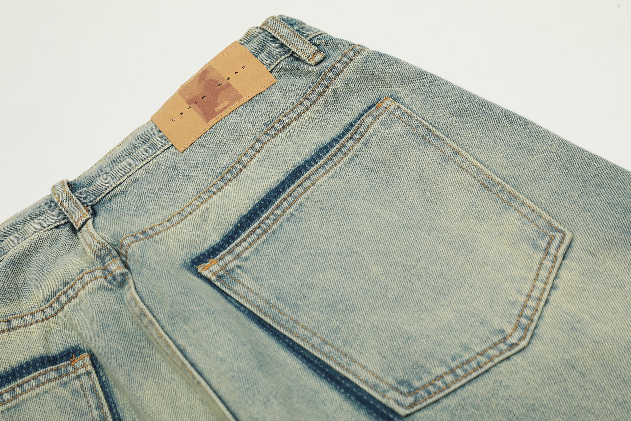 11KN Classic Washed Denim Jeans #K5369