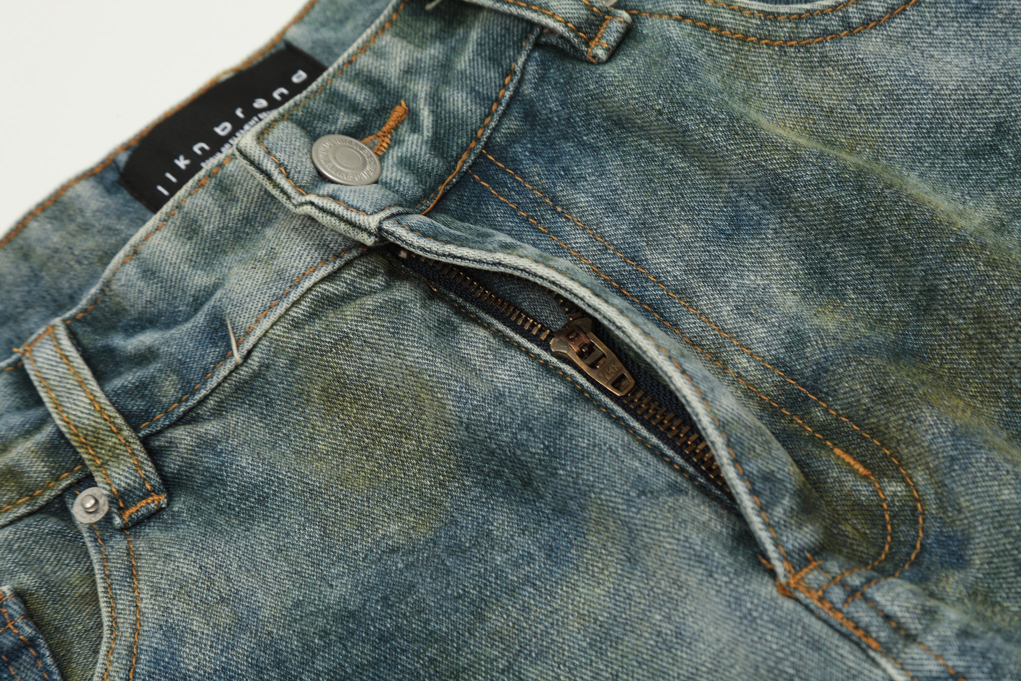 11KN ACID WASHED BAGGY JEANS #K9312