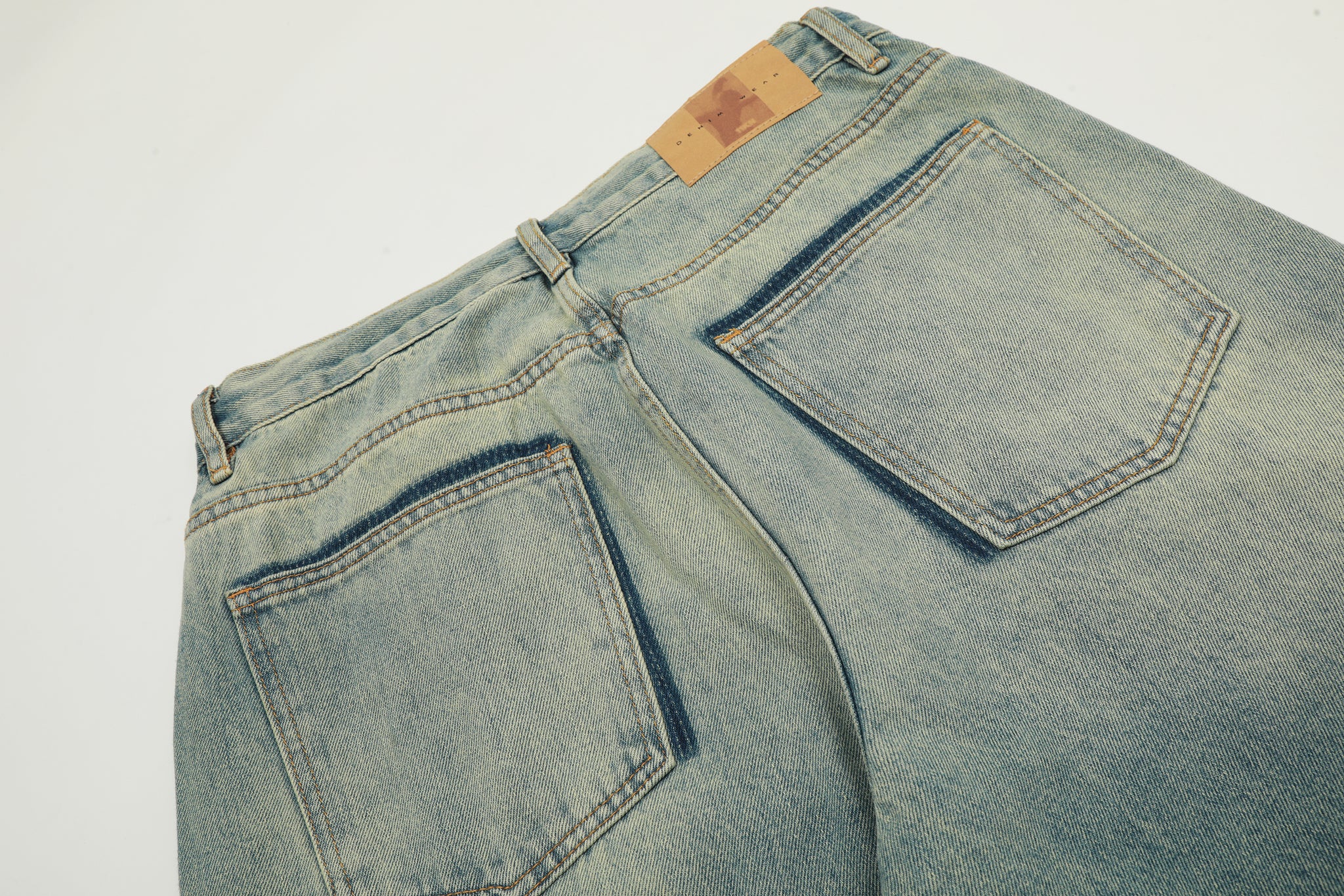 11KN Classic Washed Denim Jeans #K5369