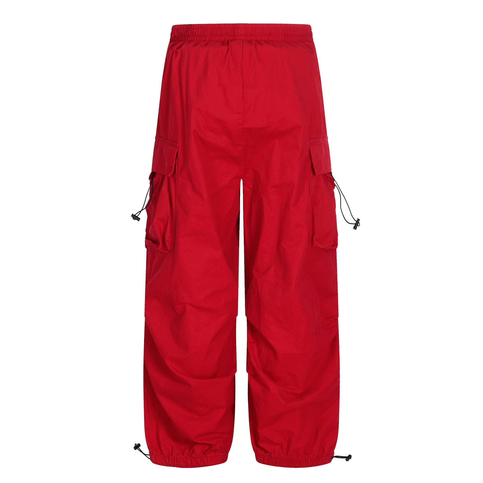 11KN RED PARACHUTE CARGO PANTS #K6051