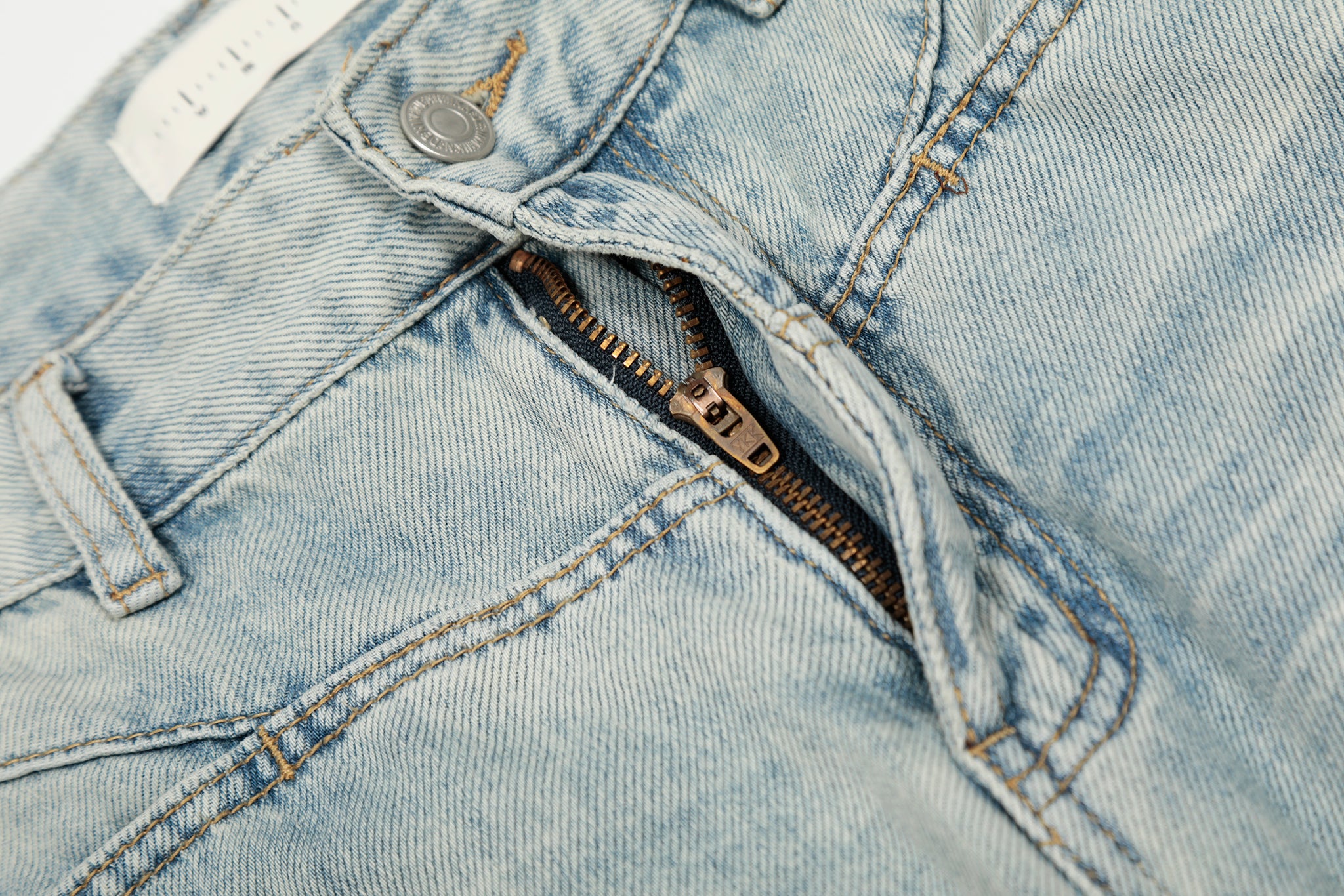 11KN ‌‌‌PATCHWORK STRAIGHT LEG JEANS #K9653