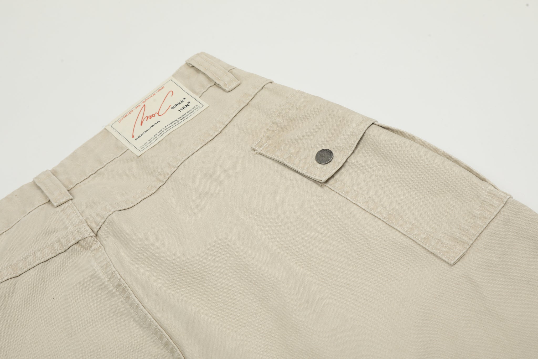 11KN VINTAGE FLARE CARGO PANTS #CK9319