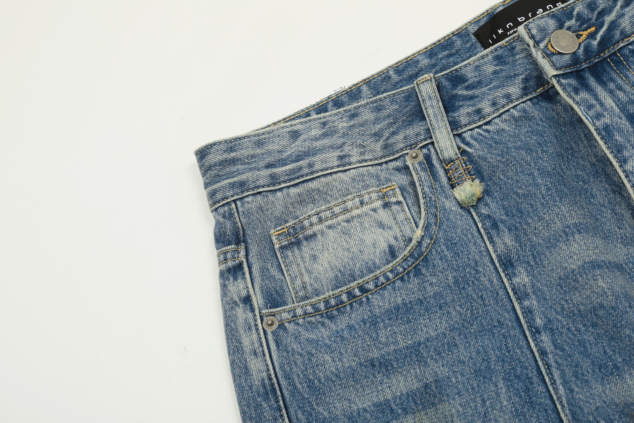 11KN Washed Wrinkled Denim #K5353