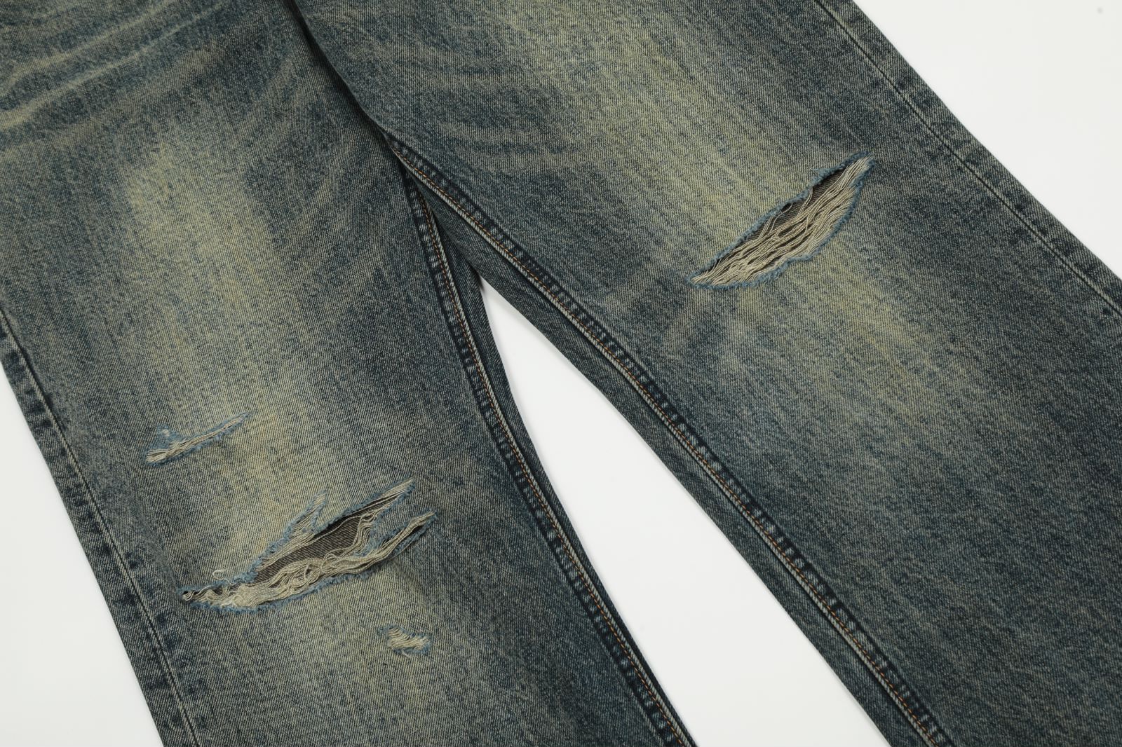 11KN Street Washed Ripped Jeans #N5322