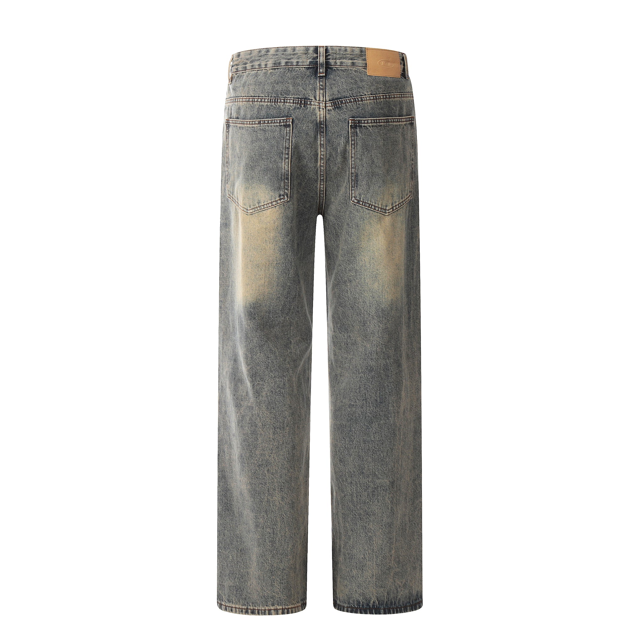 11KN Straight-leg Vintage Denim Jeans #K9066