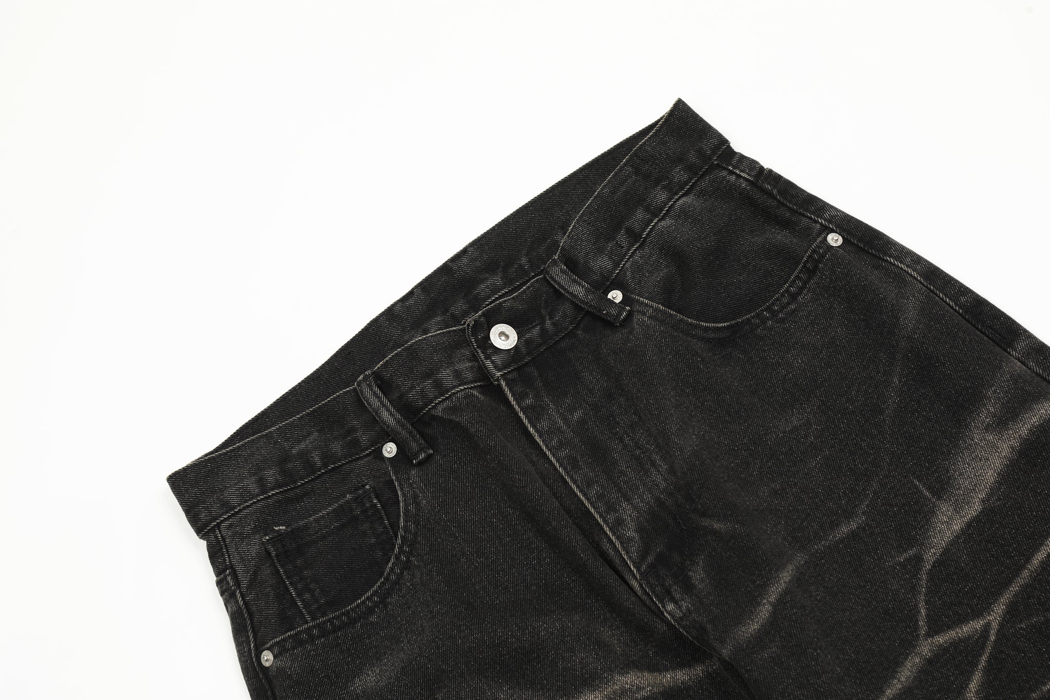 11KN Acid-Washed Slim Jeans #K5296