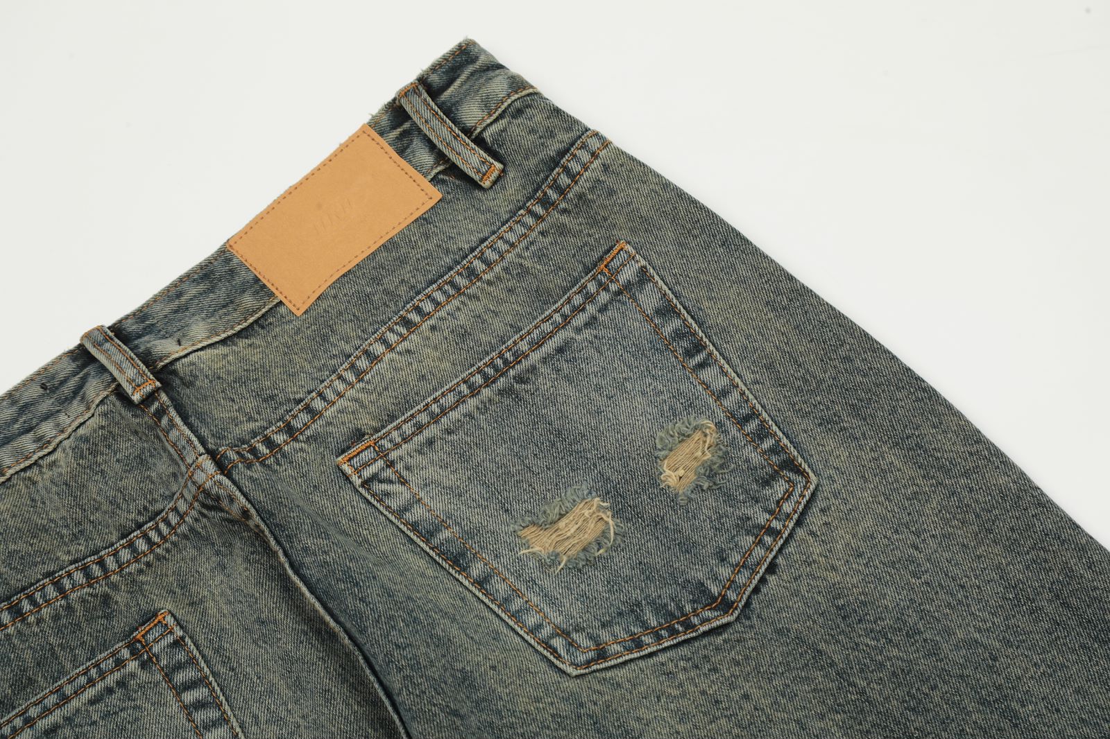 11KN Street Washed Ripped Jeans #N5322