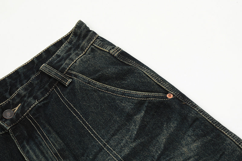 11KN Comfortable Washed Jeans #K9081