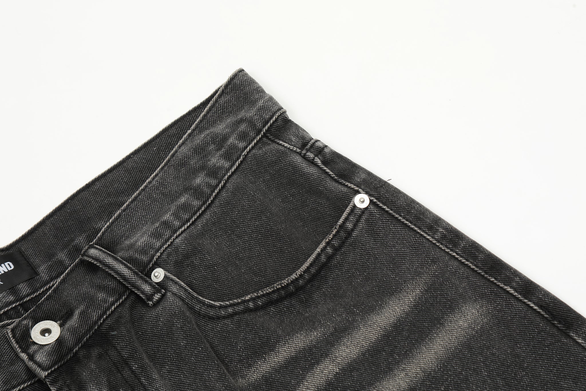 11KN Stone-Washed Distressed Denim Jeans #K9090