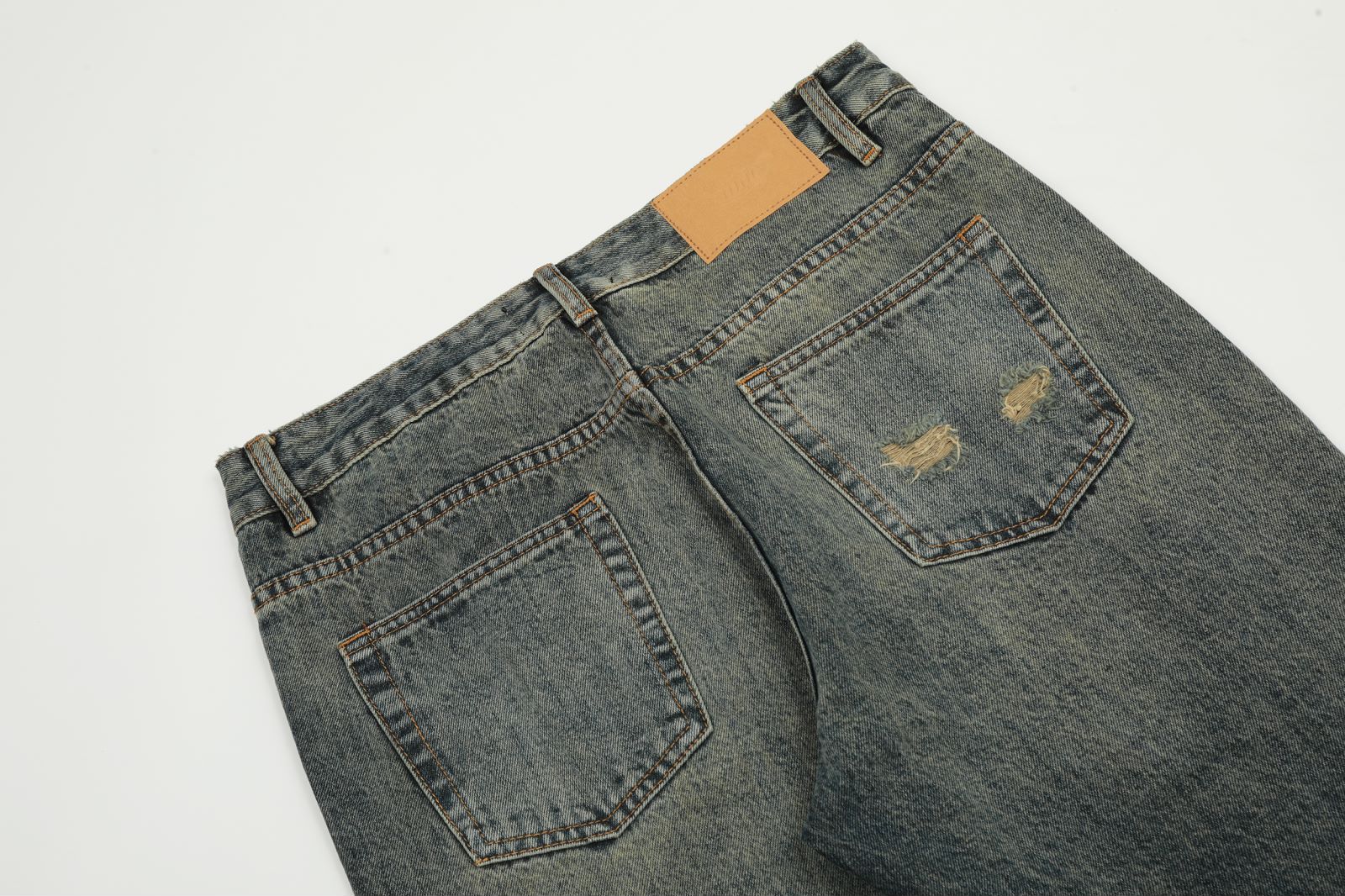 11KN Street Washed Ripped Jeans #N5322