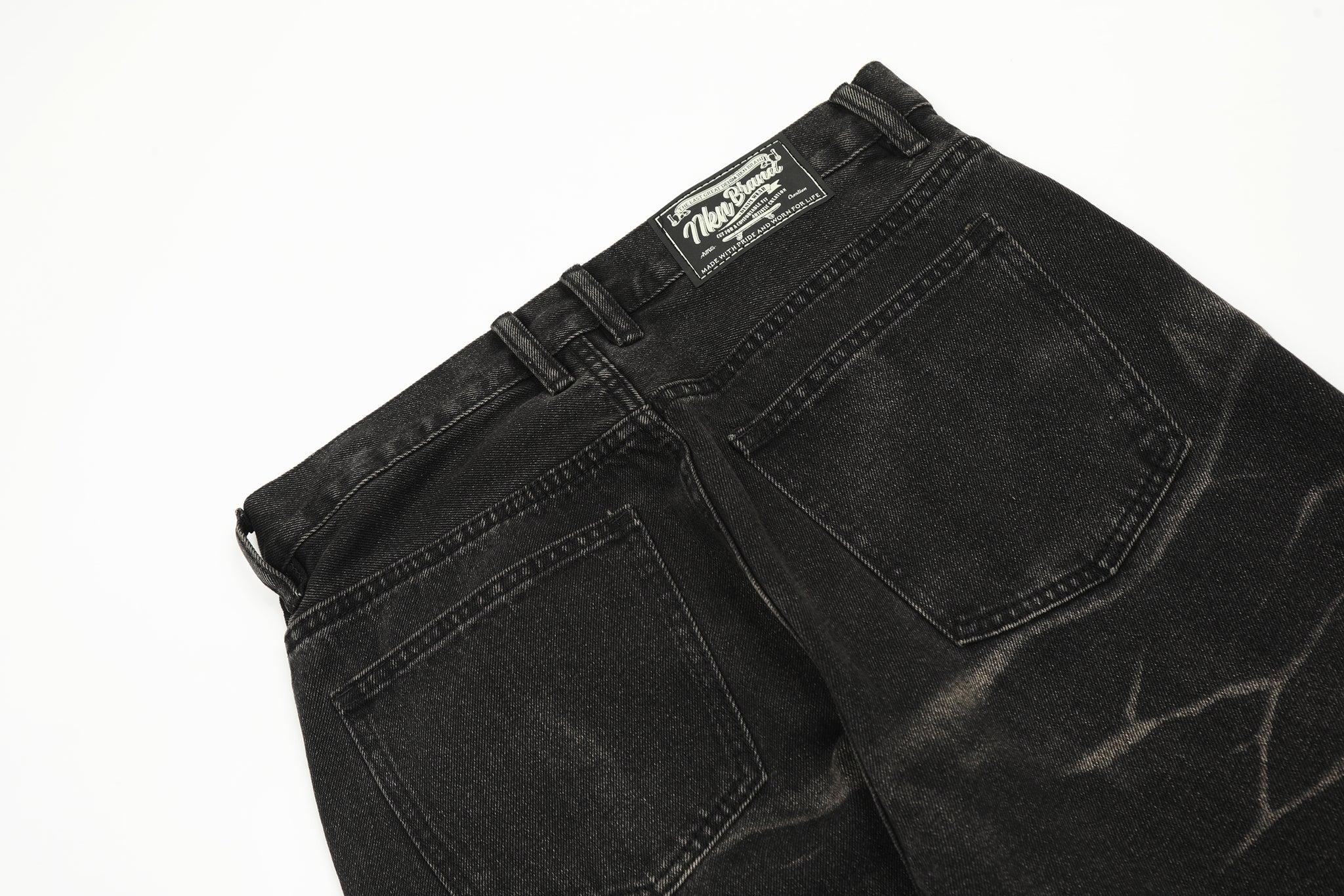 11KN Acid-Washed Slim Jeans #K5296