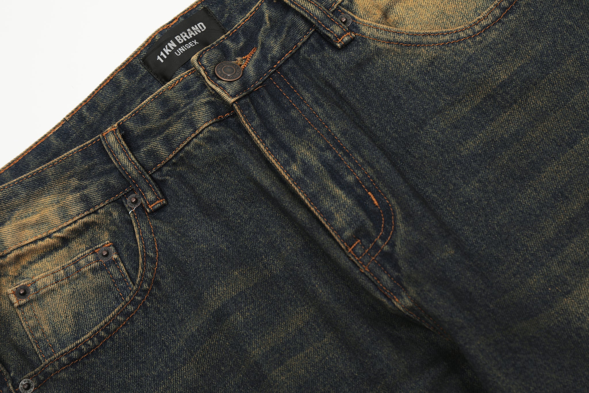 11KN Classic Washed Flared Jeans #K9201