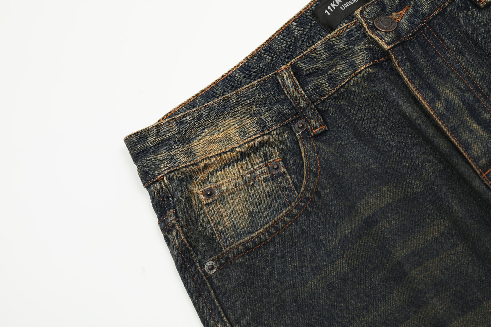 11KN Classic Washed Flared Jeans #K9201