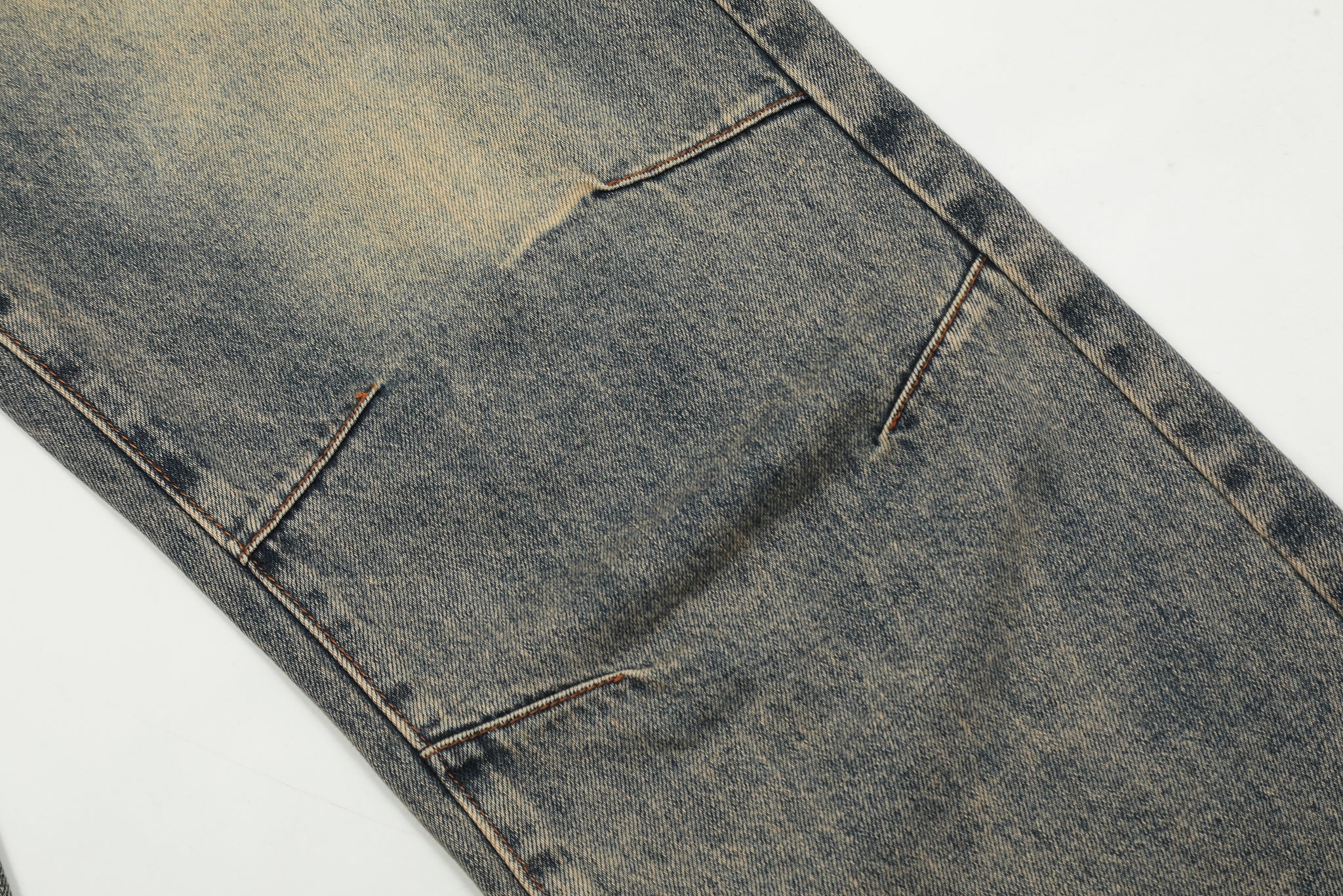 11KN Straight-leg Vintage Denim Jeans #K9066