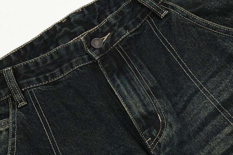 11KN Comfortable Washed Jeans #K9081