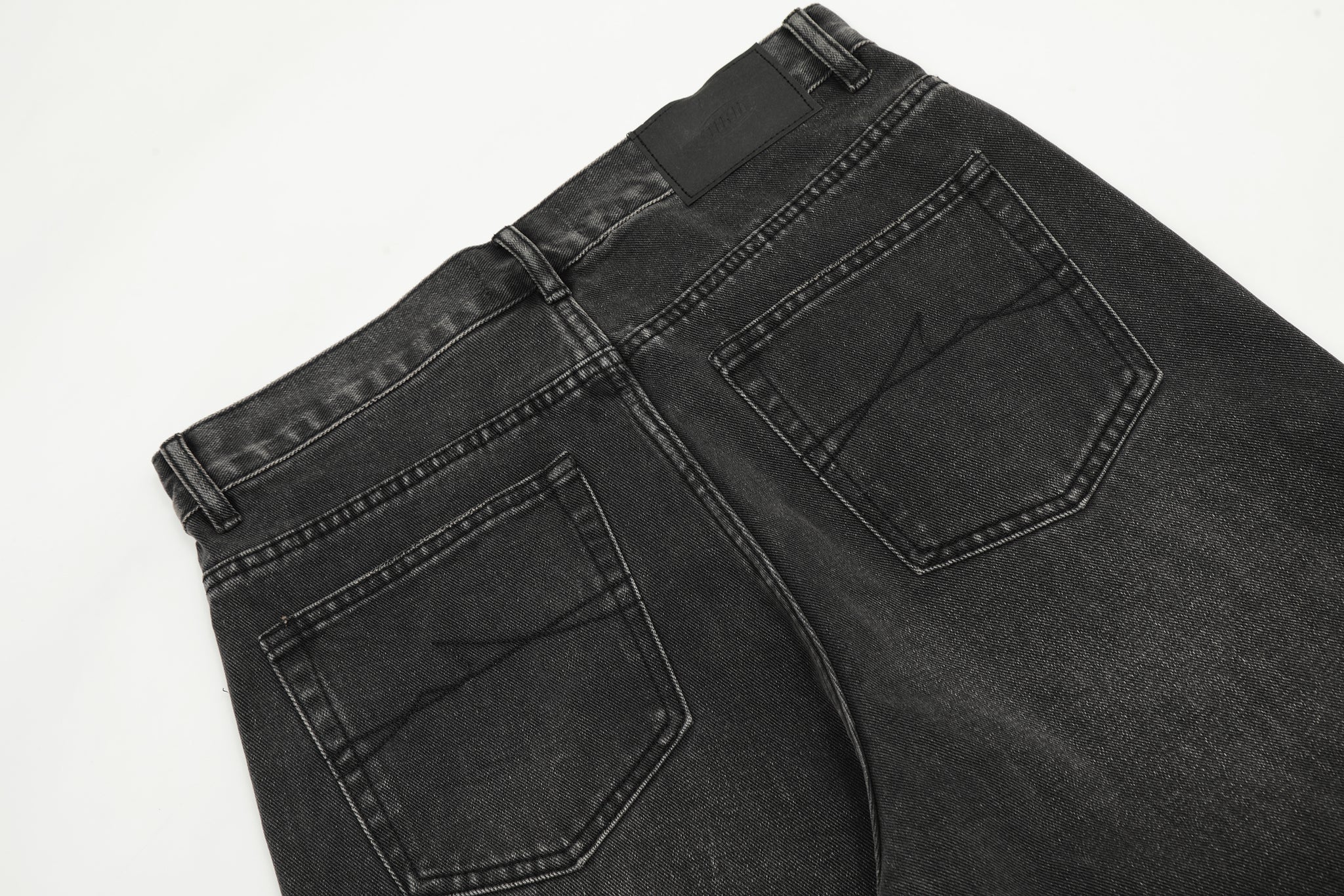 11KN Stone-Washed Distressed Denim Jeans #K9090