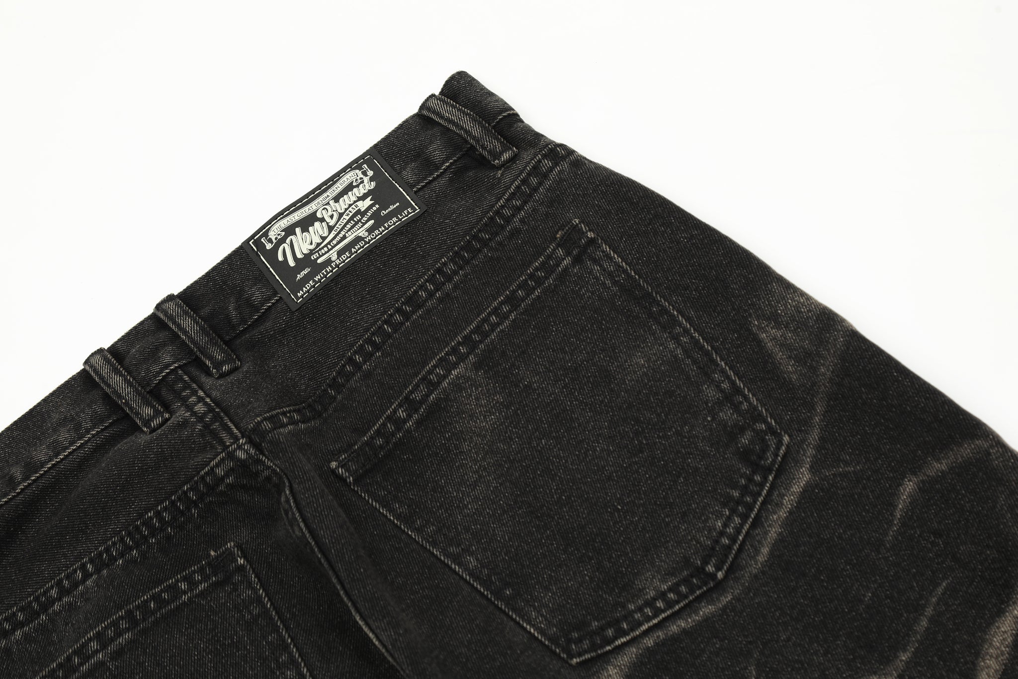 11KN Acid-Washed Slim Jeans #K5296