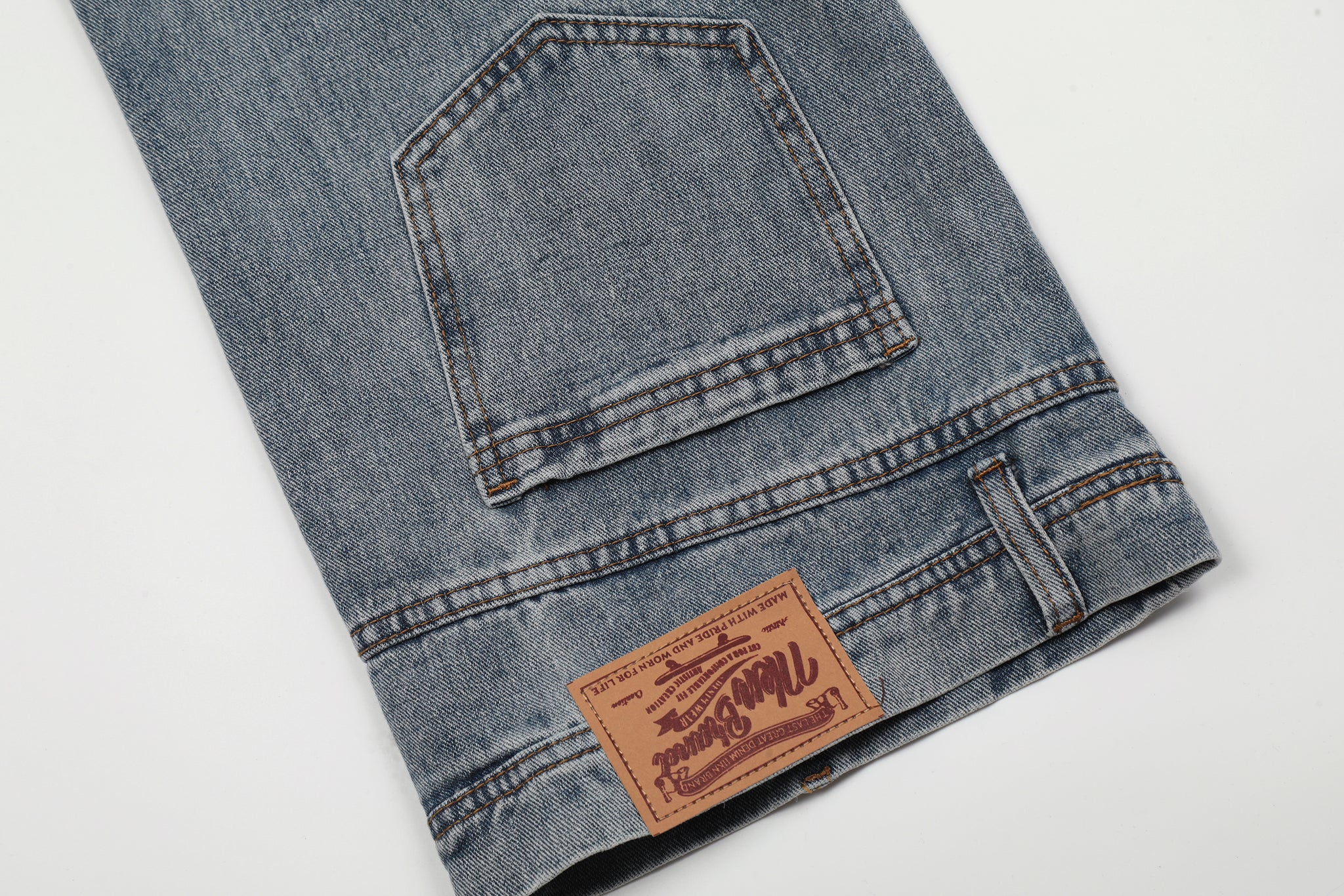 11KN Washed Vintage Reverse Jeans #K9233