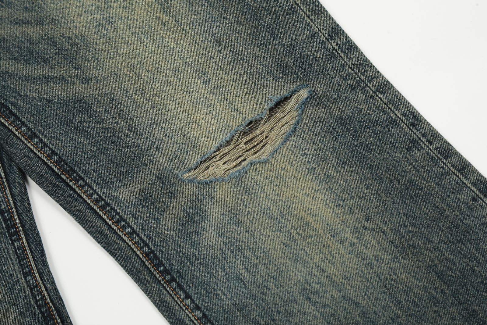 11KN Street Washed Ripped Jeans #N5322