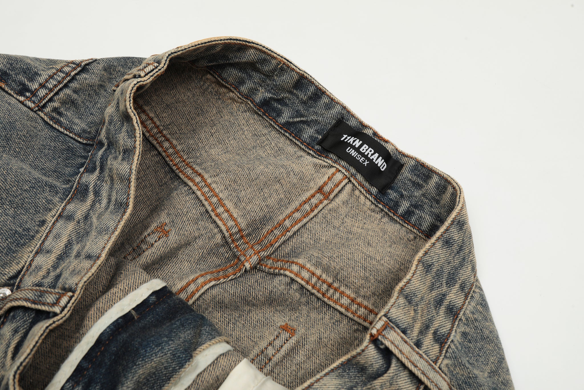 11KN Straight-leg Vintage Denim Jeans #K9066