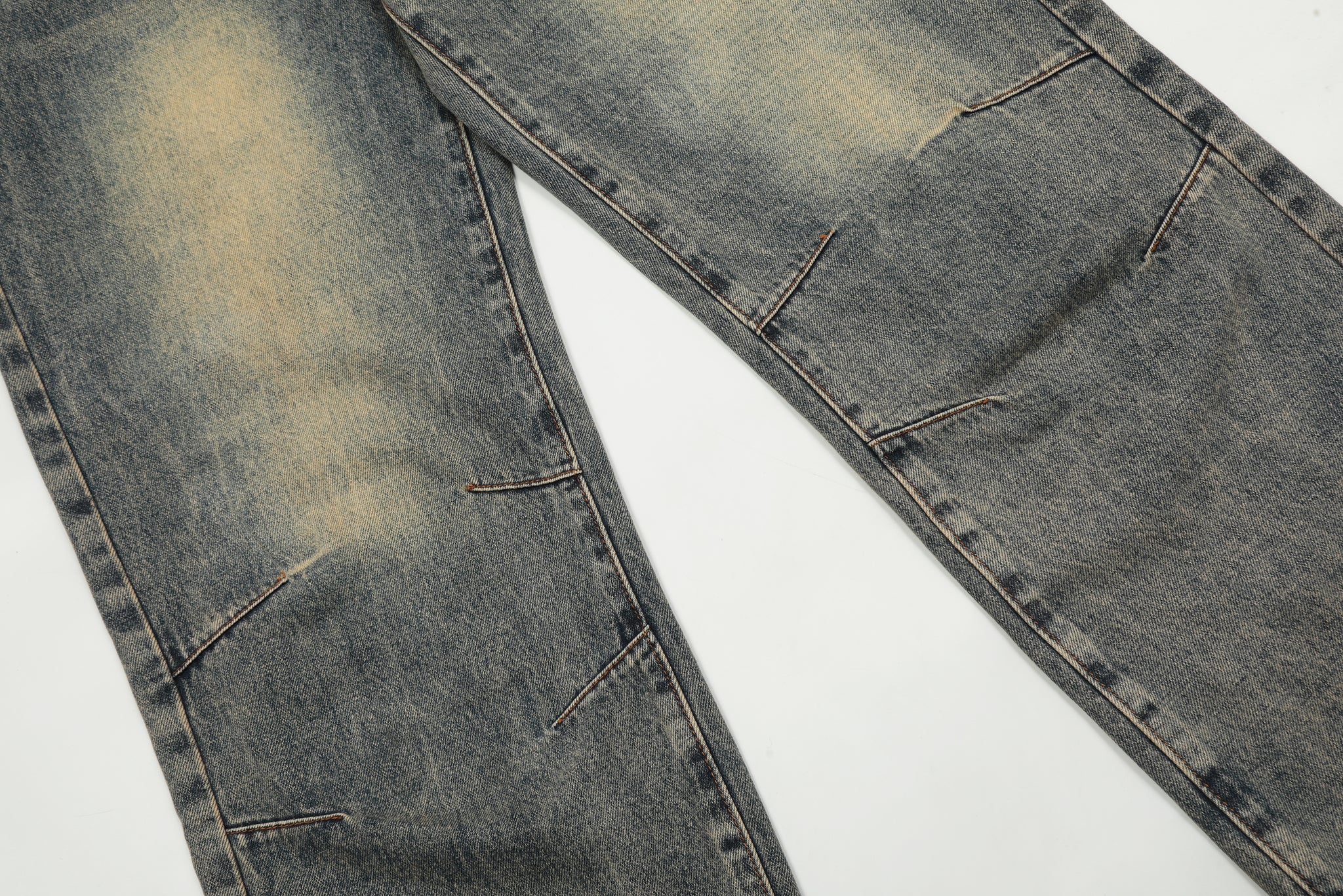 11KN Straight-leg Vintage Denim Jeans #K9066