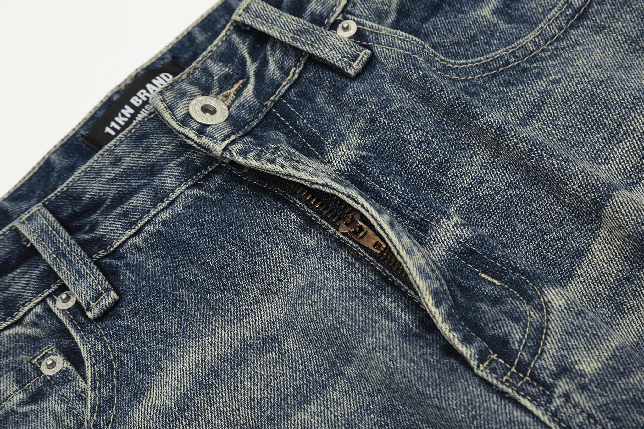 11KN Wash Marks Distressed Jeans #K5309