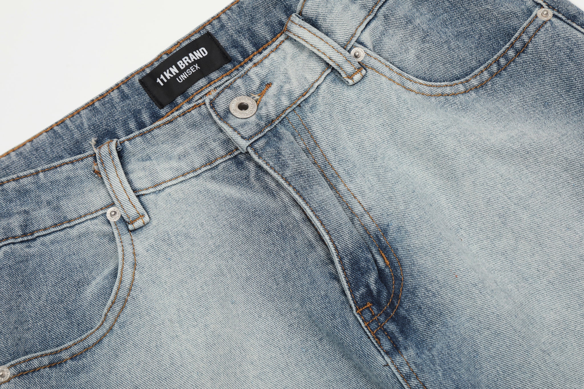 11KN Washed Vintage Reverse Jeans #K9233