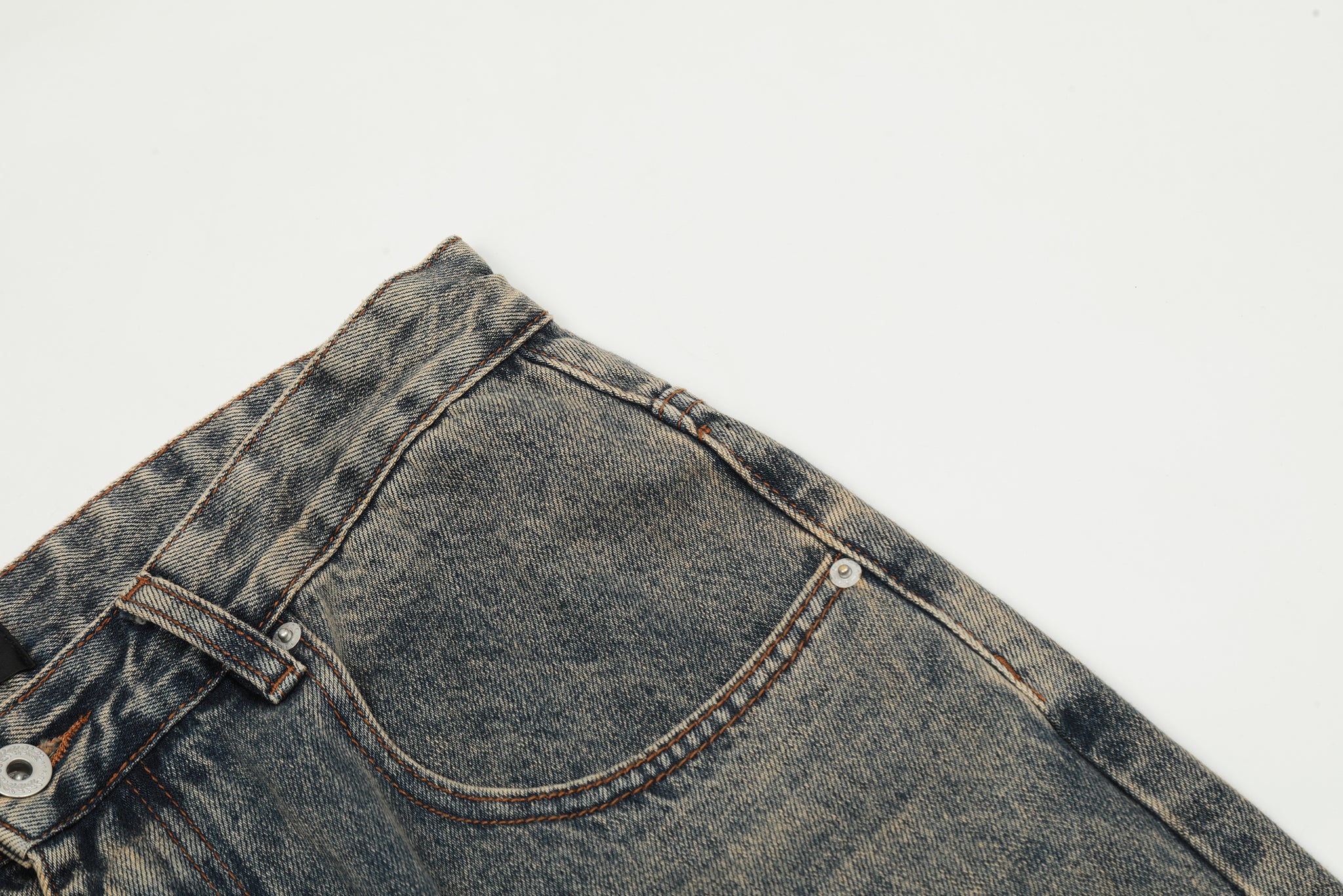 11KN Straight-leg Vintage Denim Jeans #K9066