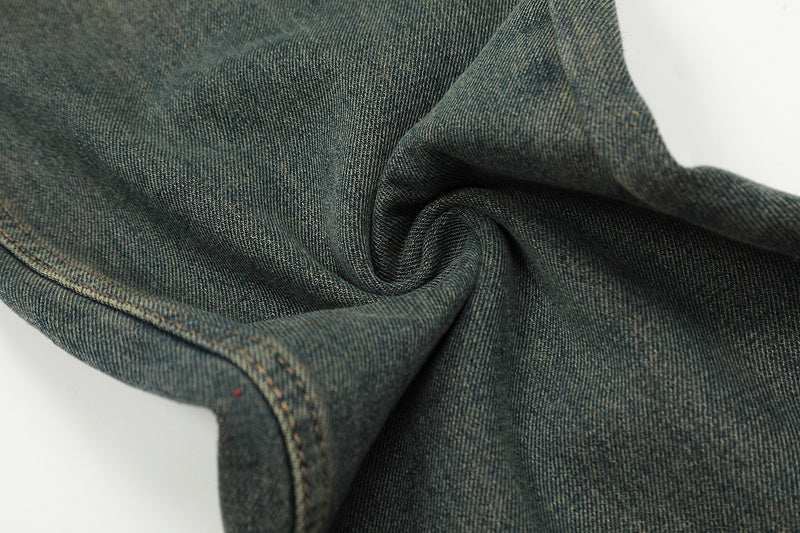 11KN Weathered Aged Straight Jeans #K3202