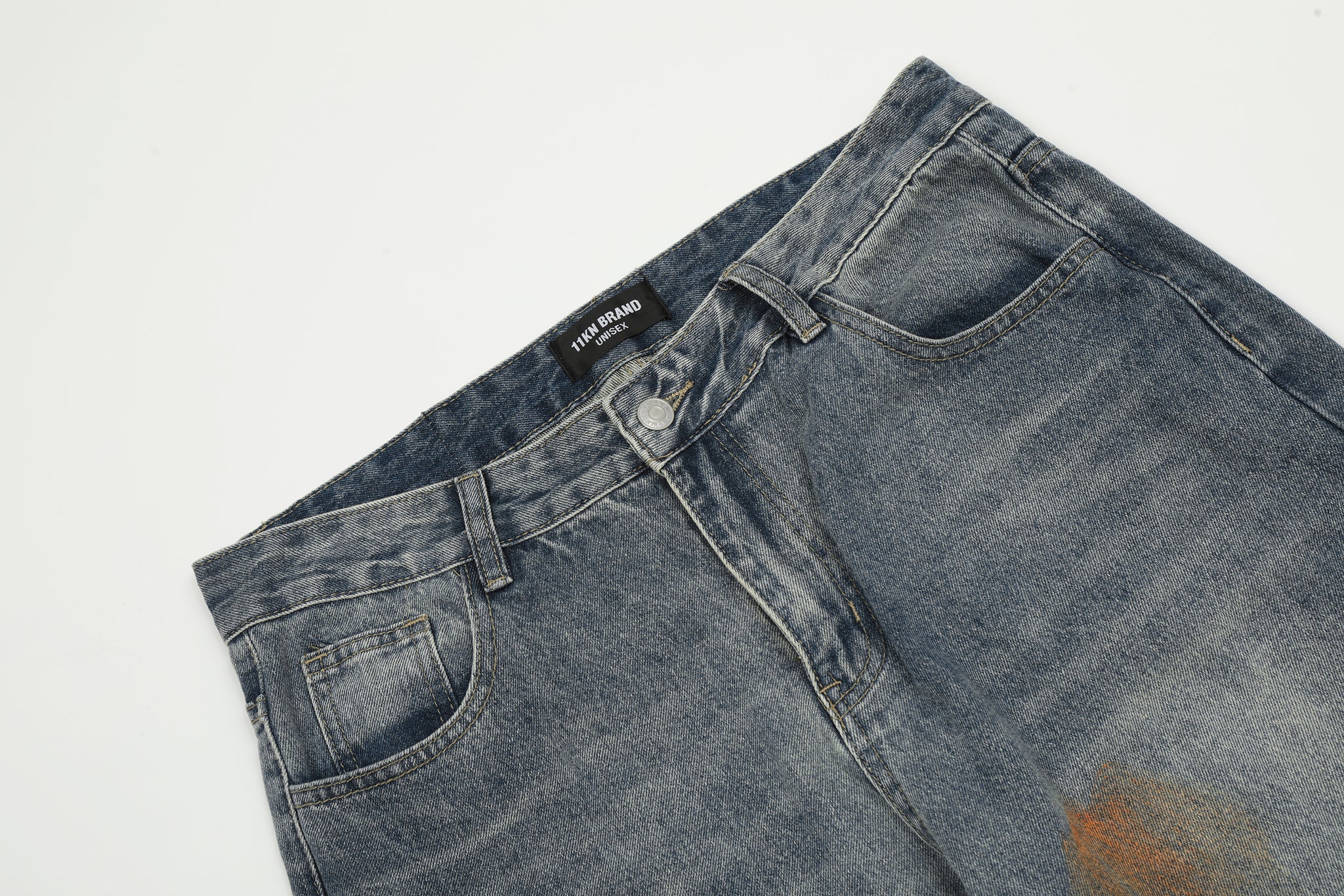 11KN Vintage Graffiti Jeans #K9262