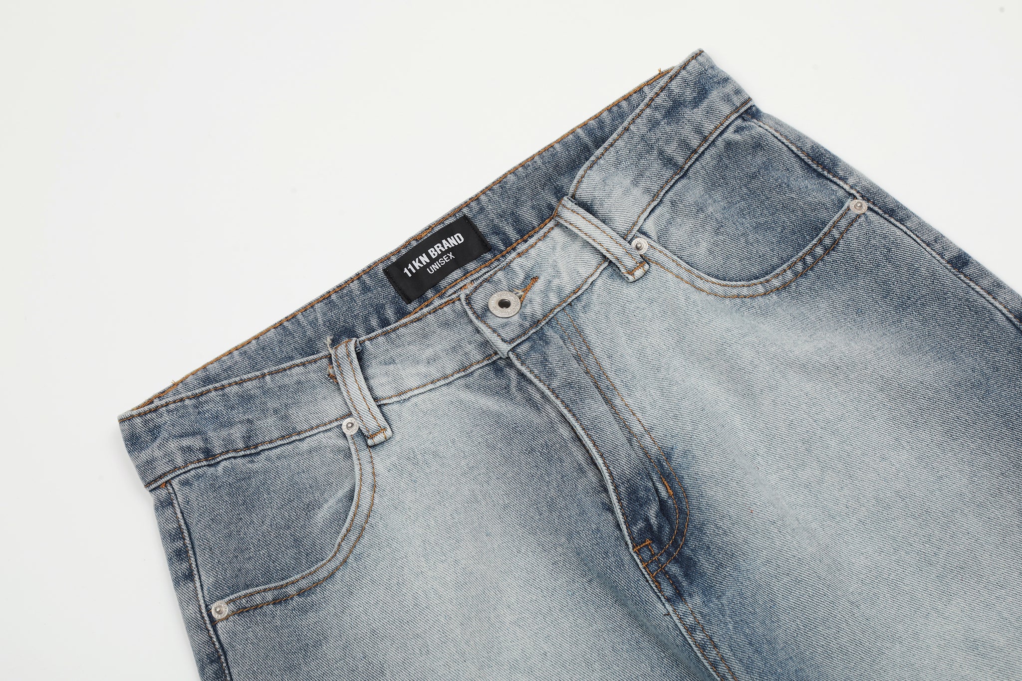 11KN Washed Vintage Reverse Jeans #K9233