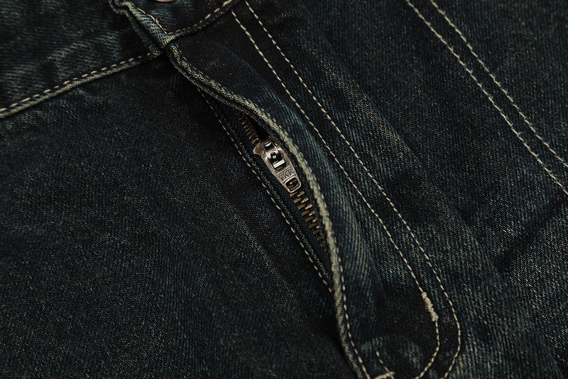 11KN Comfortable Washed Jeans #K9081