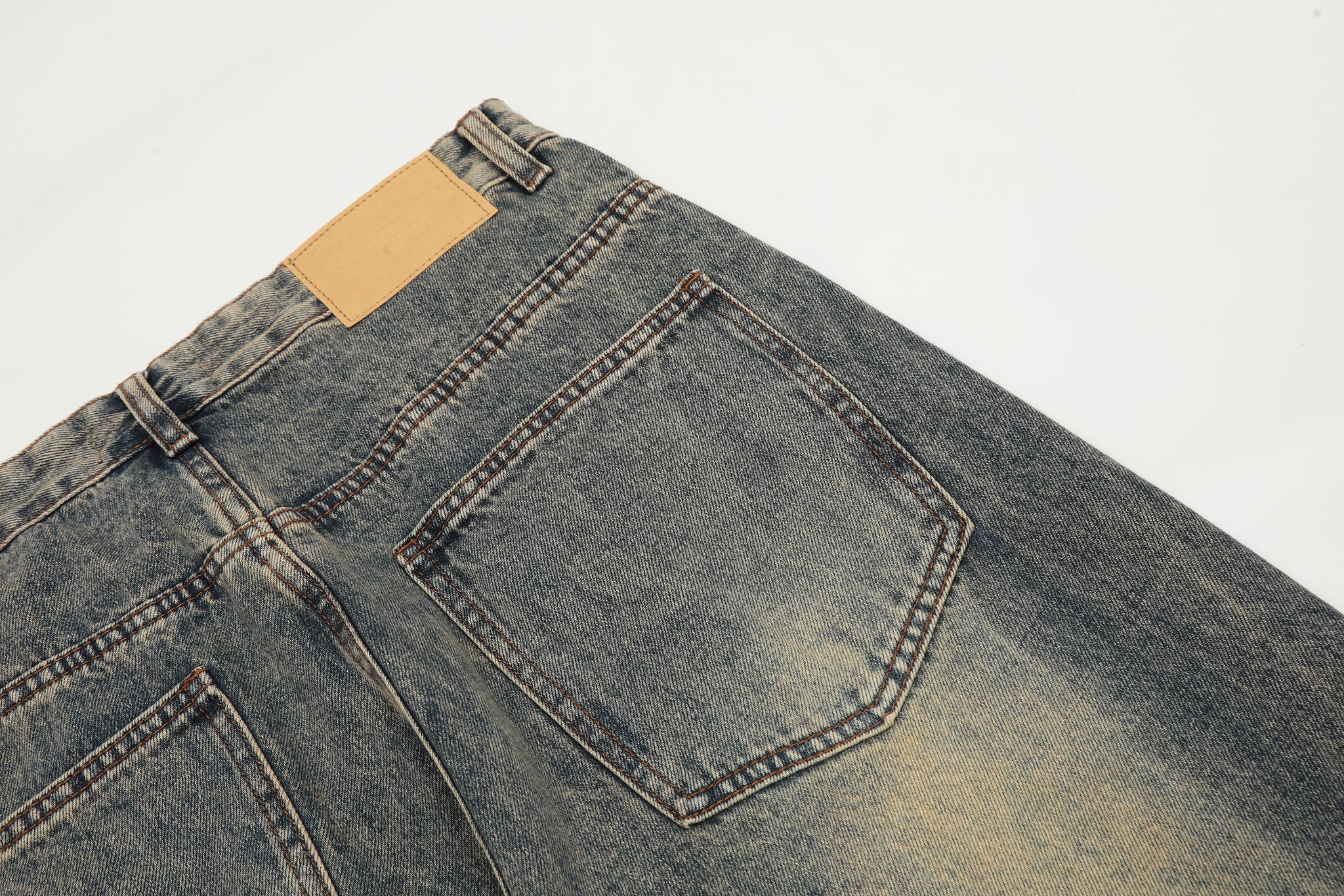 11KN Straight-leg Vintage Denim Jeans #K9066