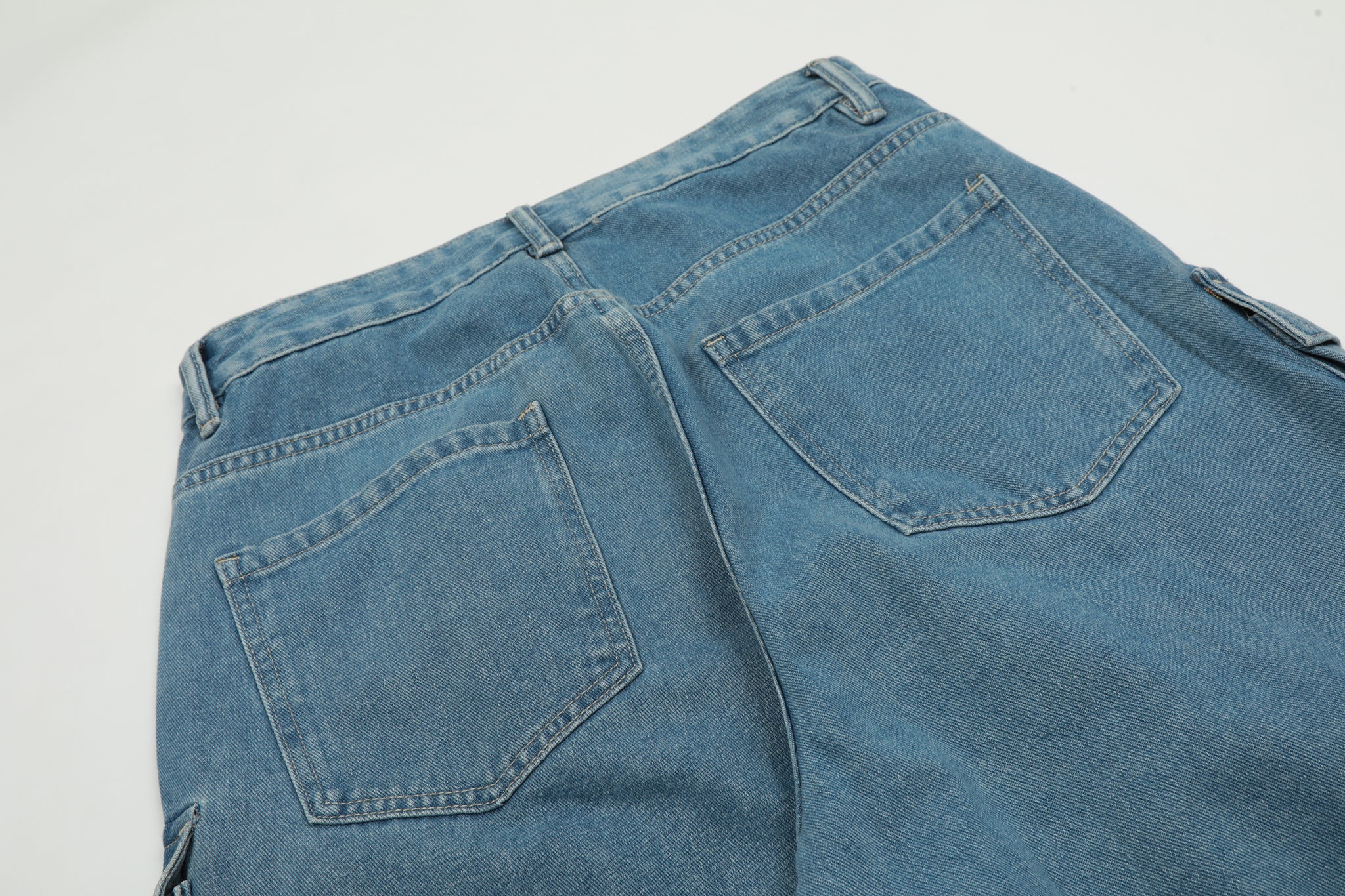 11KN Wide Leg Technical Multi Pockets Jeans #5082