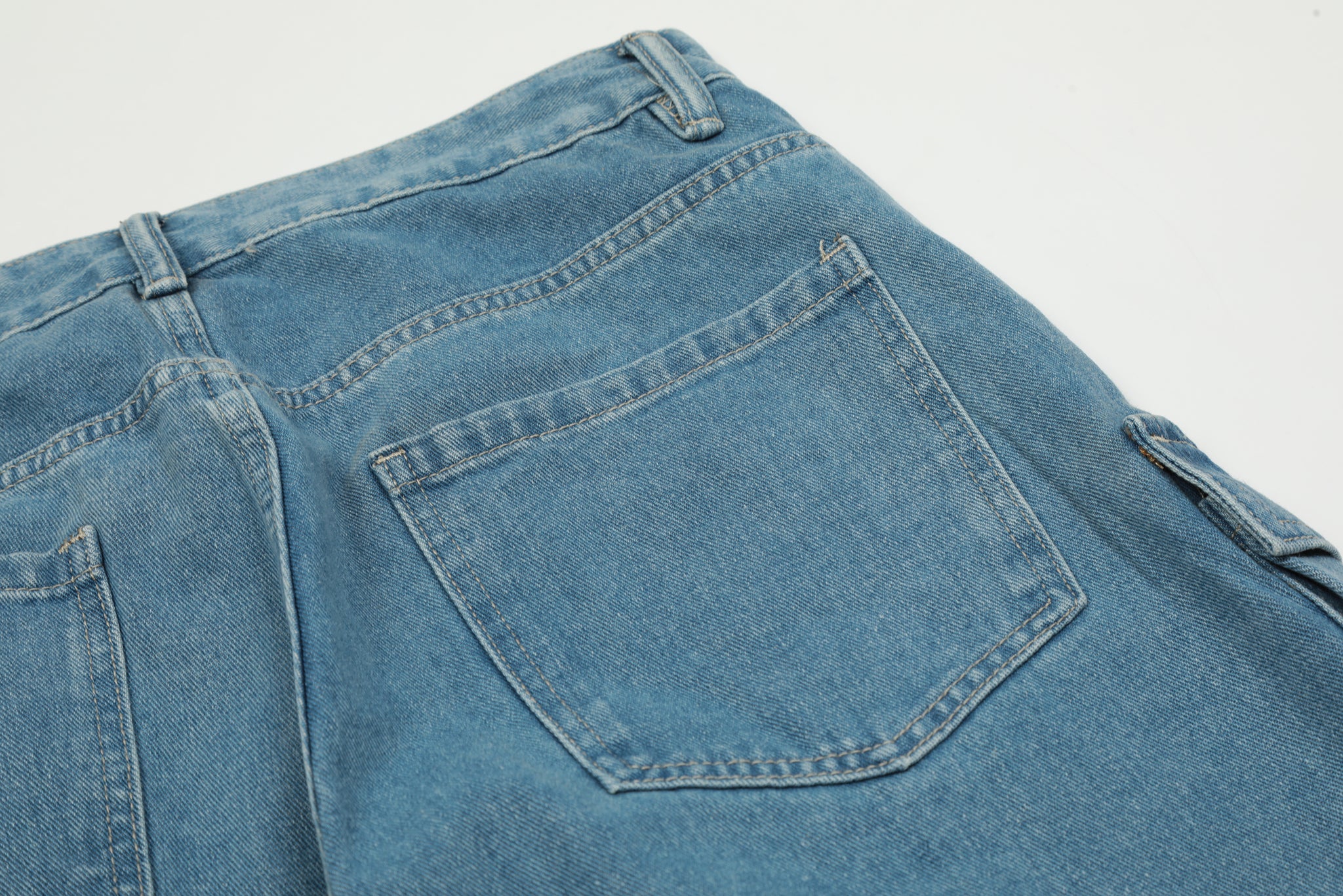 11KN Wide Leg Technical Multi Pockets Jeans #5082